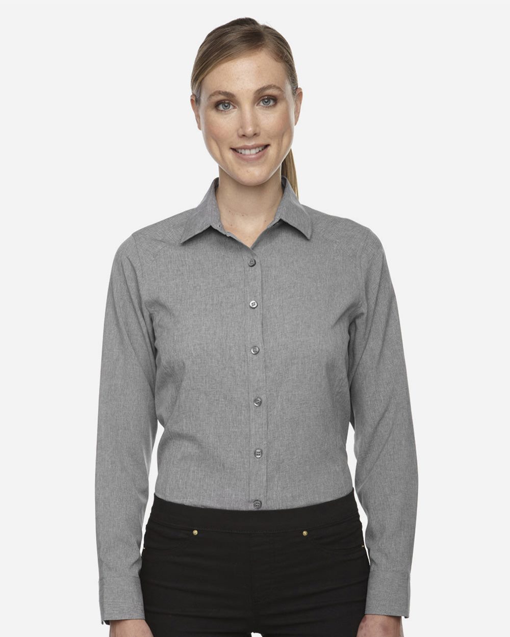 Women's Melange Performance Shirt - 78802 9