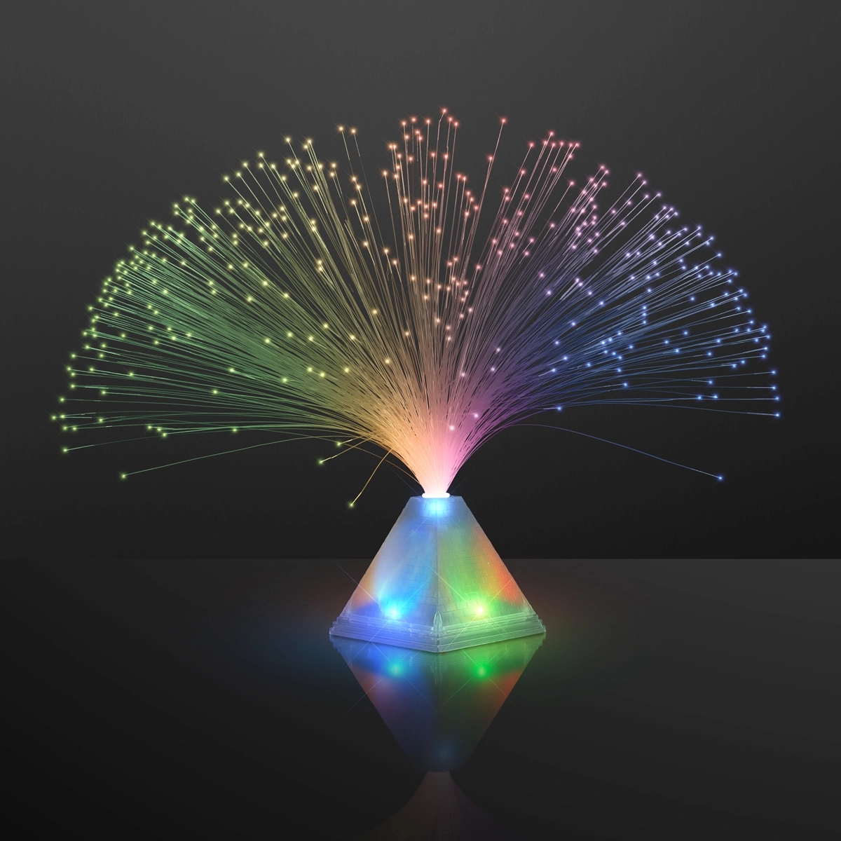 Fiber Optic Pyramid Centerpiece Light 2