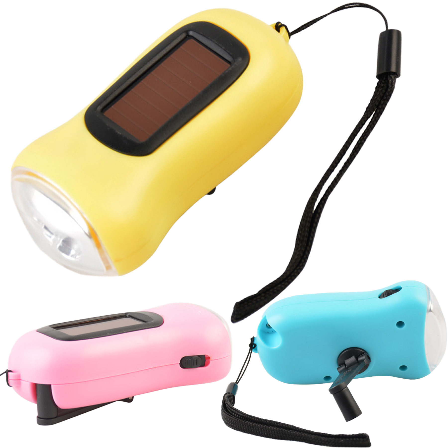 Hand Cranking Solar Flashlight 2