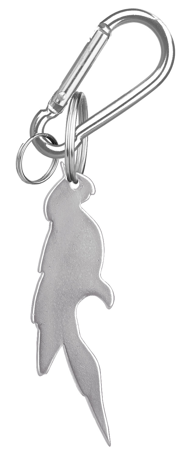 Parrot Shaped Bottle Opener Key Holder and Carabiner 6