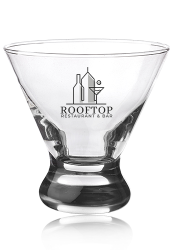 8.25 oz. Libbey Cosmopolitan Stemless Martini Glasses 3