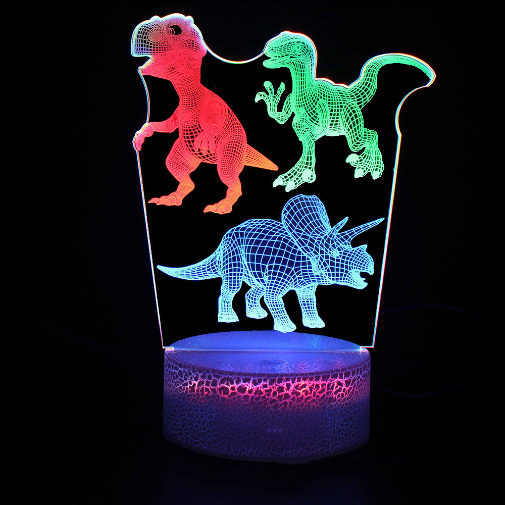 Customizable 3D LED Light With Interchangeable Acrylic Discs 13