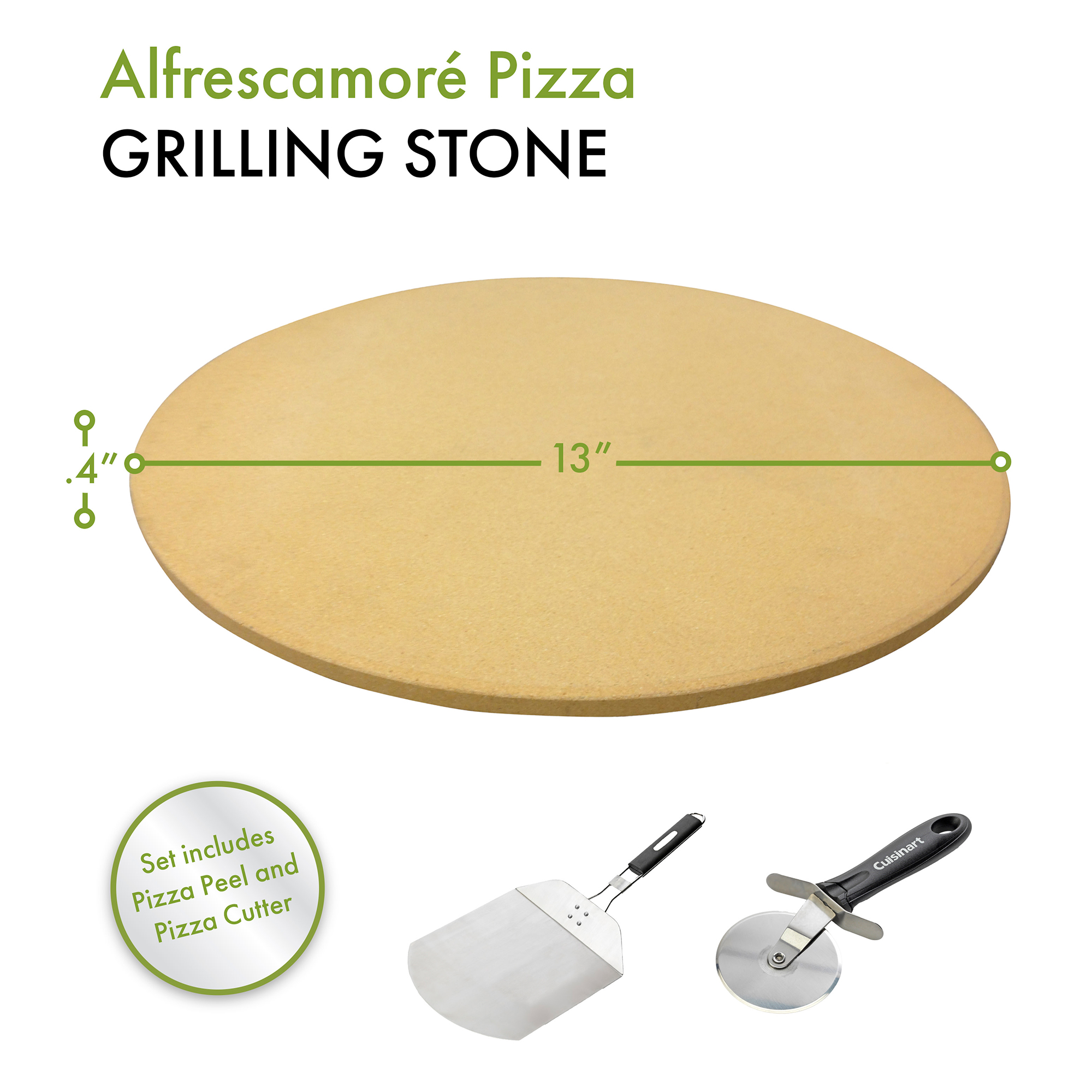 Cuisinart Outdoors® 3 Piece Pizza Grill Set 12