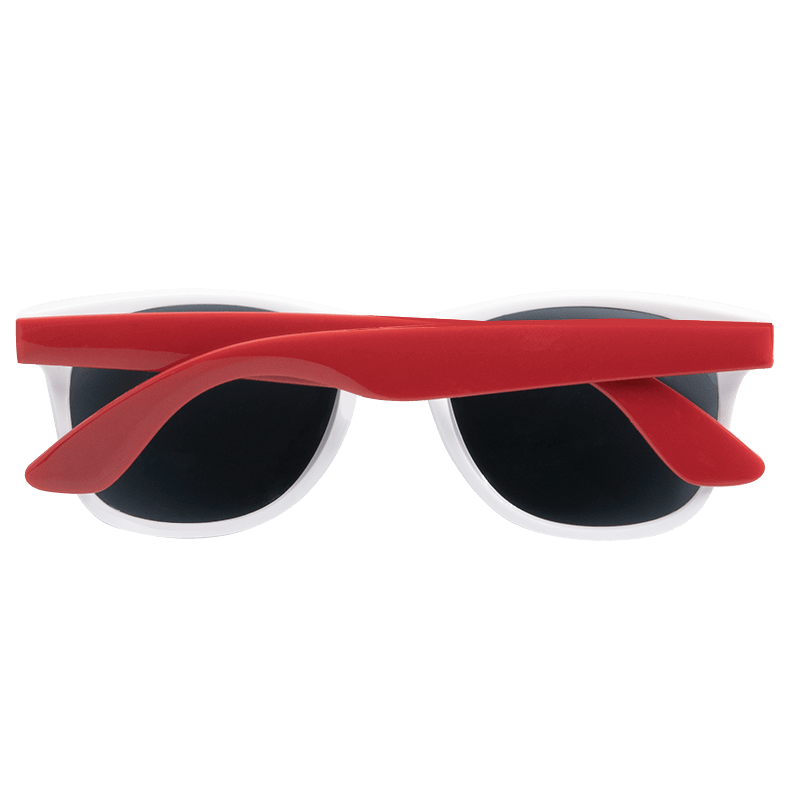 Custom White Frame Plastic Sunglasses 27