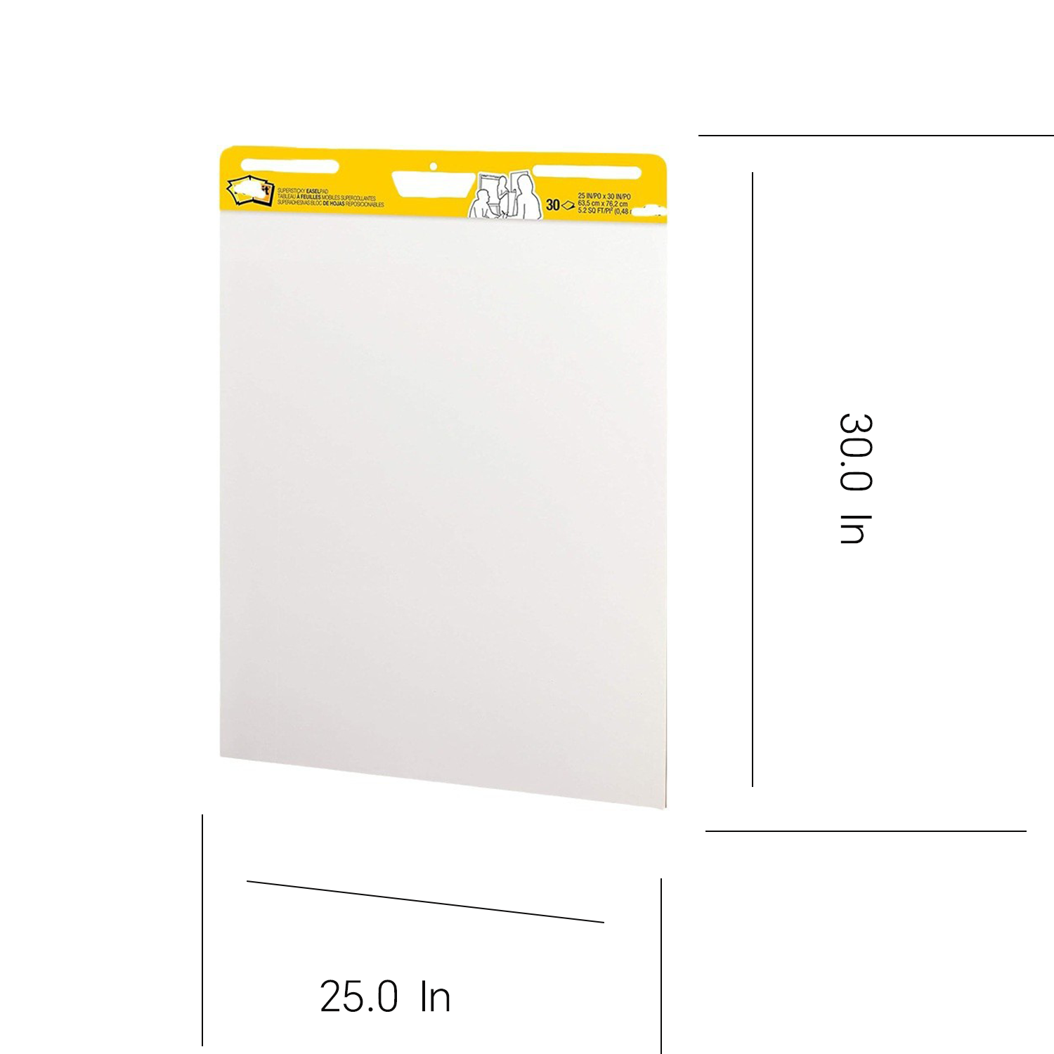 25"X30" 30 Sheets Sticky Easel Pad 2
