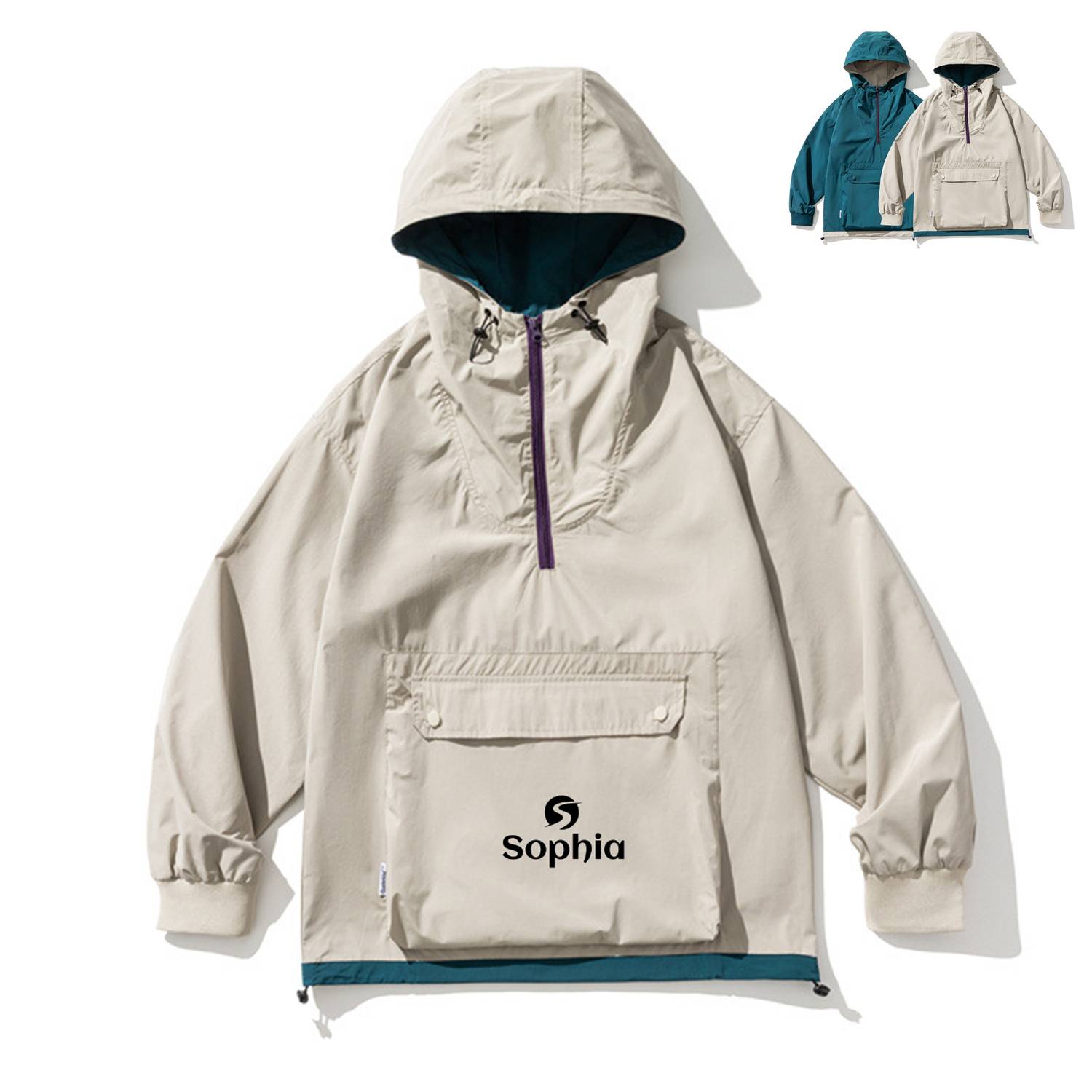 Casual Hooded Pullover Jackets 1