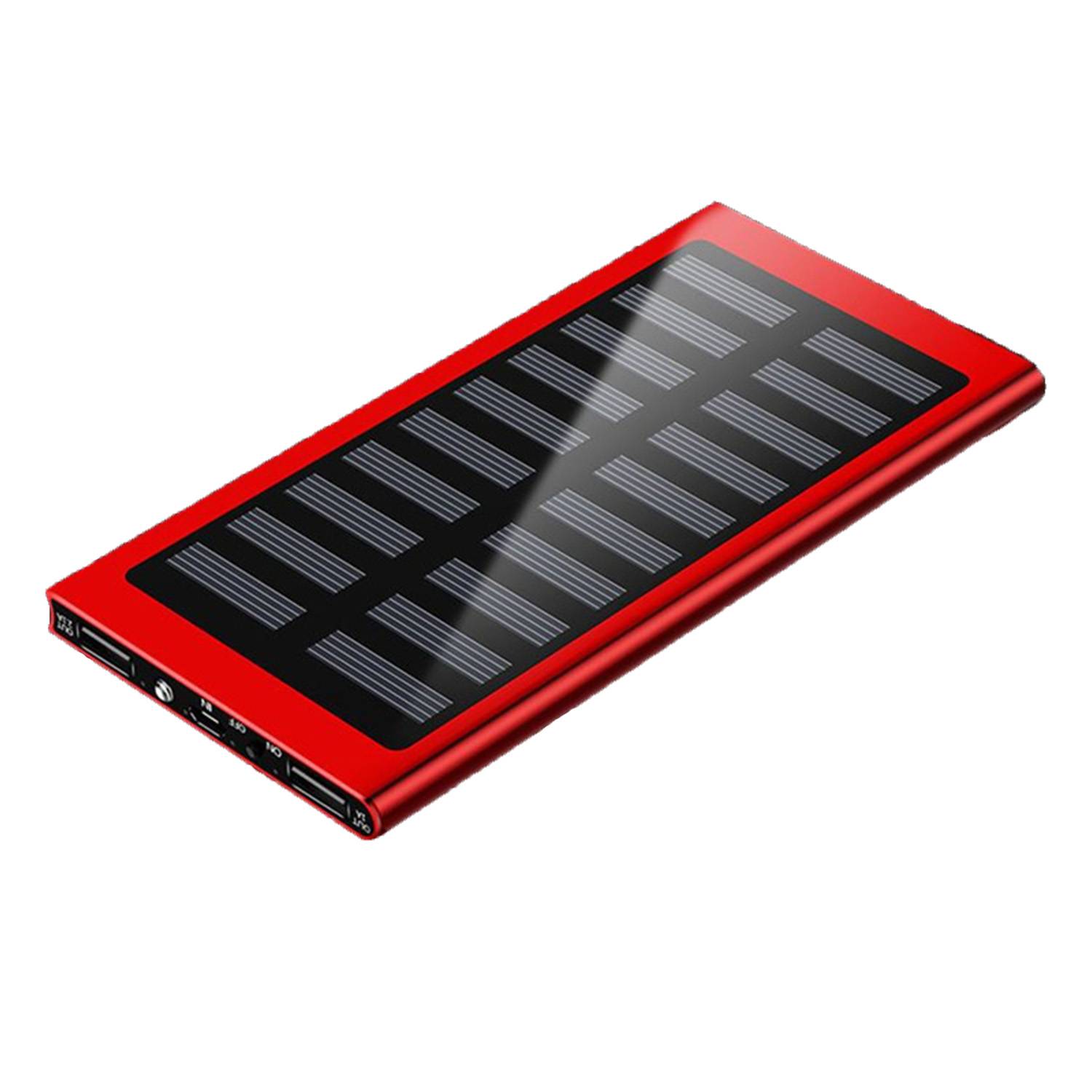 Dual USB 6000Mah Solar Power Bank With Flashlight 6
