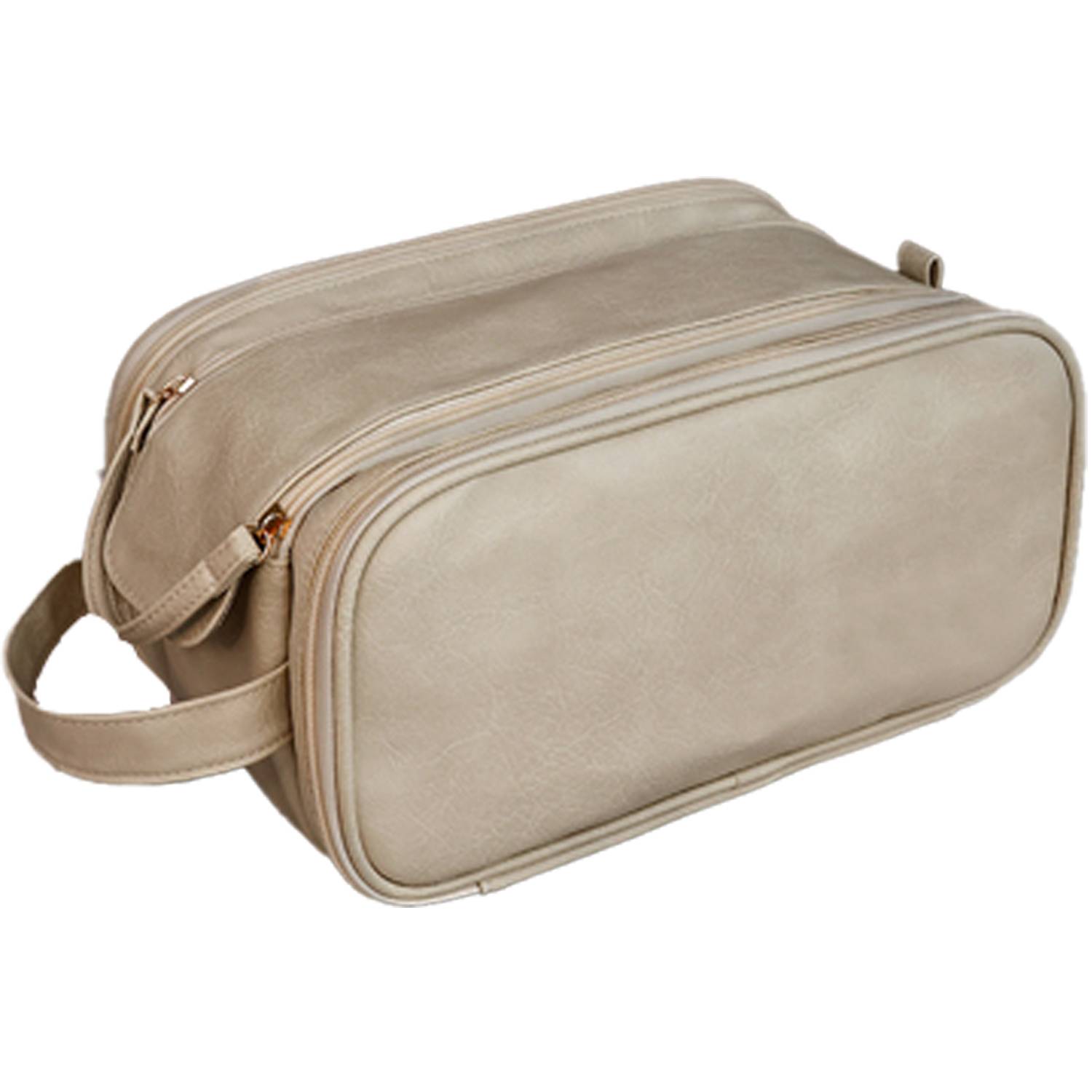 Large PU Leather Waterproof Toiletry Makeup Bag 5