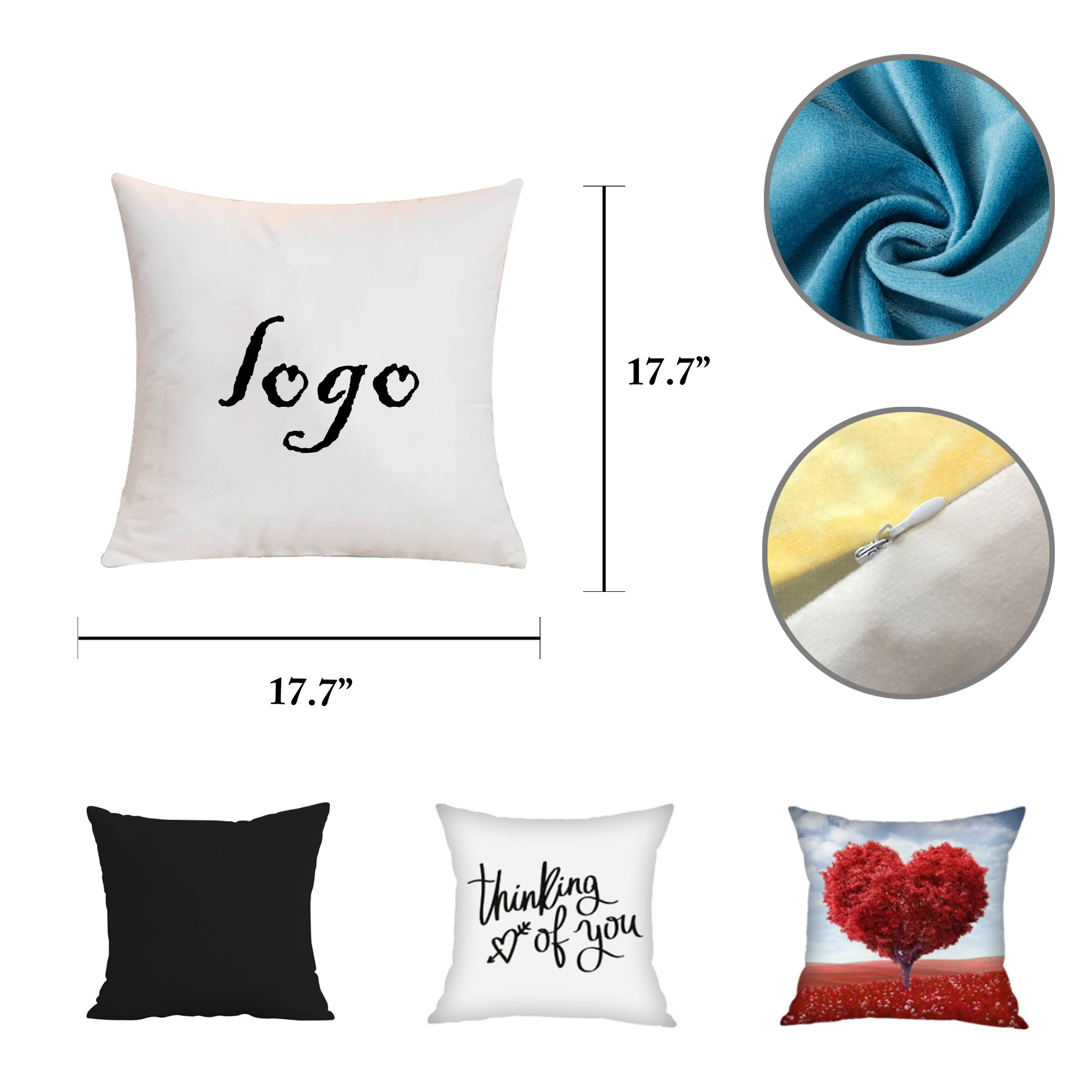 MOQ20 Custom Body Pillow Covers 2