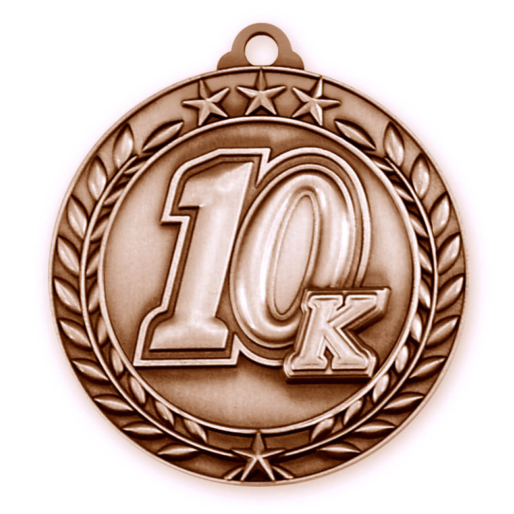 10K Wreath Award Medallion (1-3/4") 1