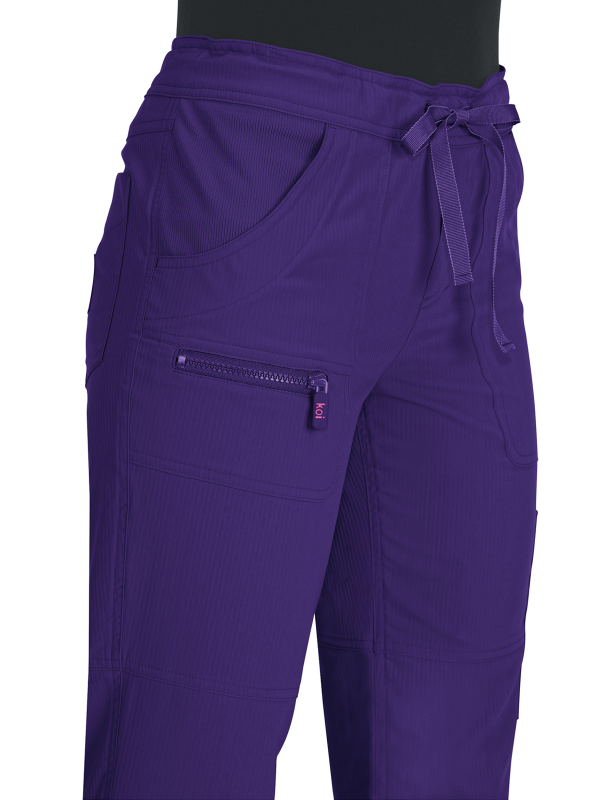 koi - Lite - Women's Six-Pocket Stretch Peace Pant 12