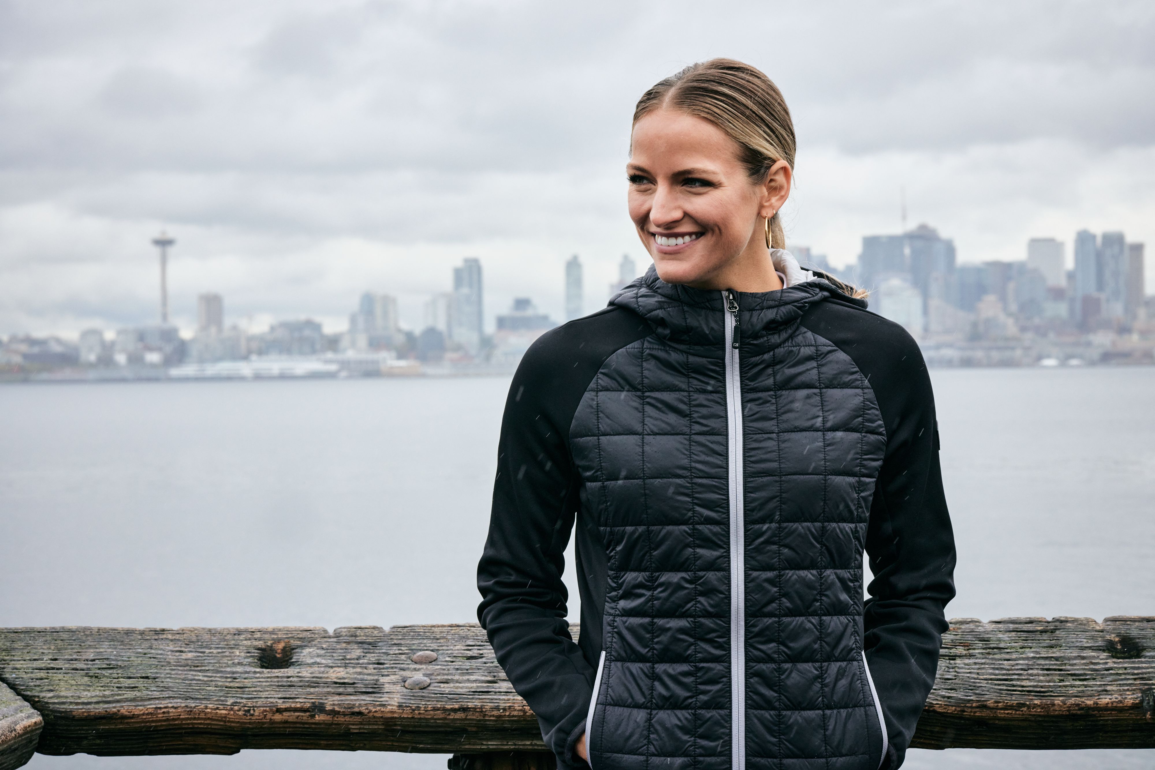 Rainier Primaloft Womens Eco Full Zip Hybrid Jacket