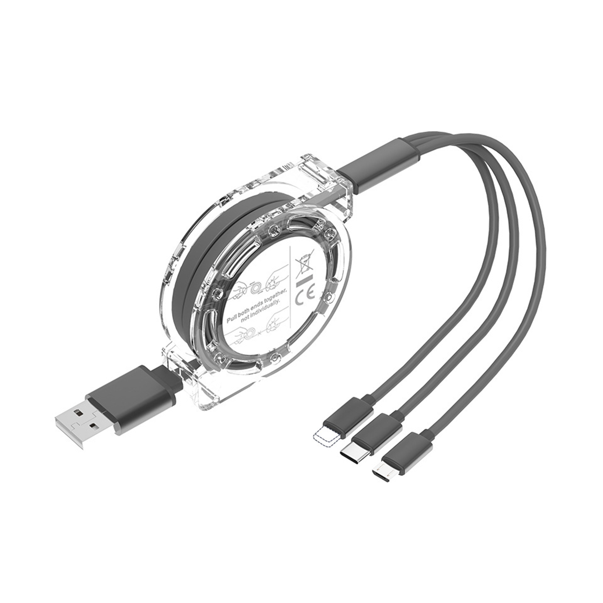 Retractable Multi Charging Cord 6
