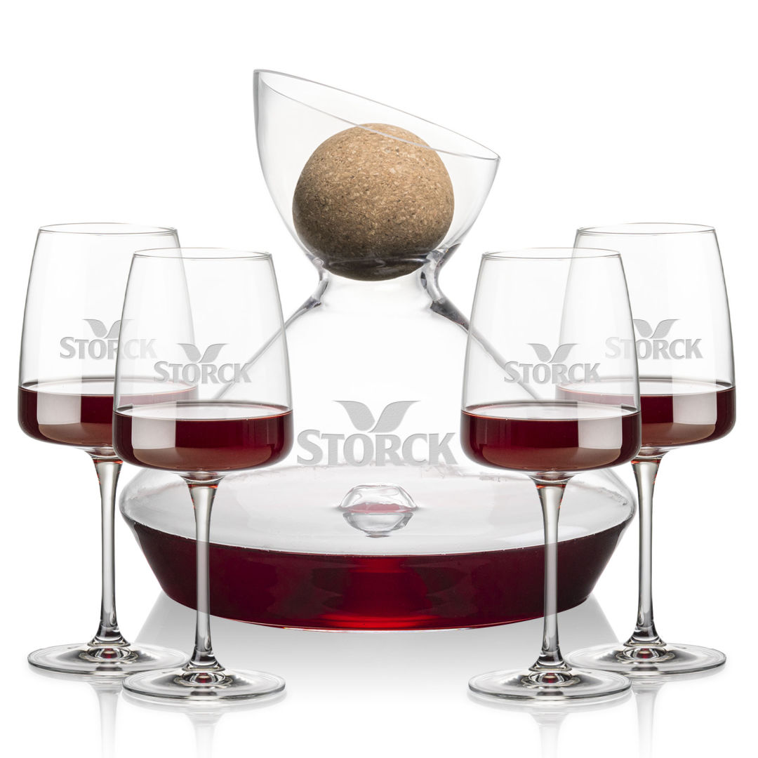 Woodbury Carafe w/Cork Stopper & Dunhill Wine