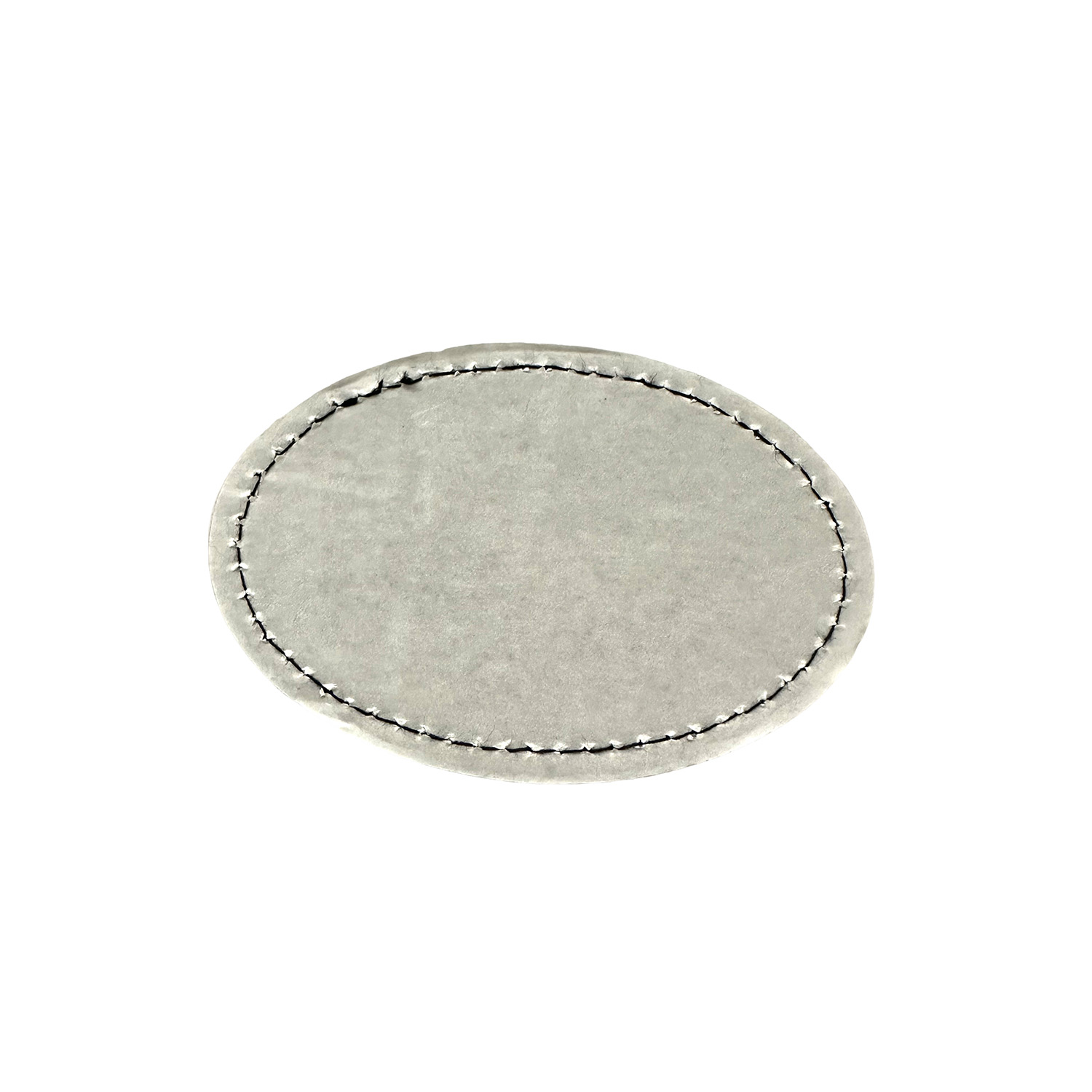 Oval Shaped Leatherette Patch 6