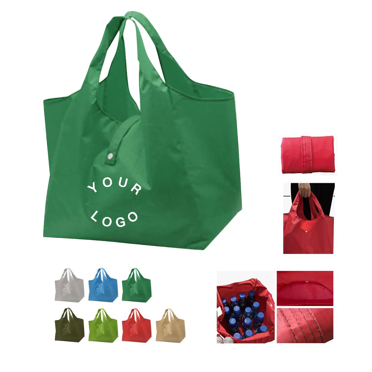 Oxford Foldable Grocery Shopping Bag 12