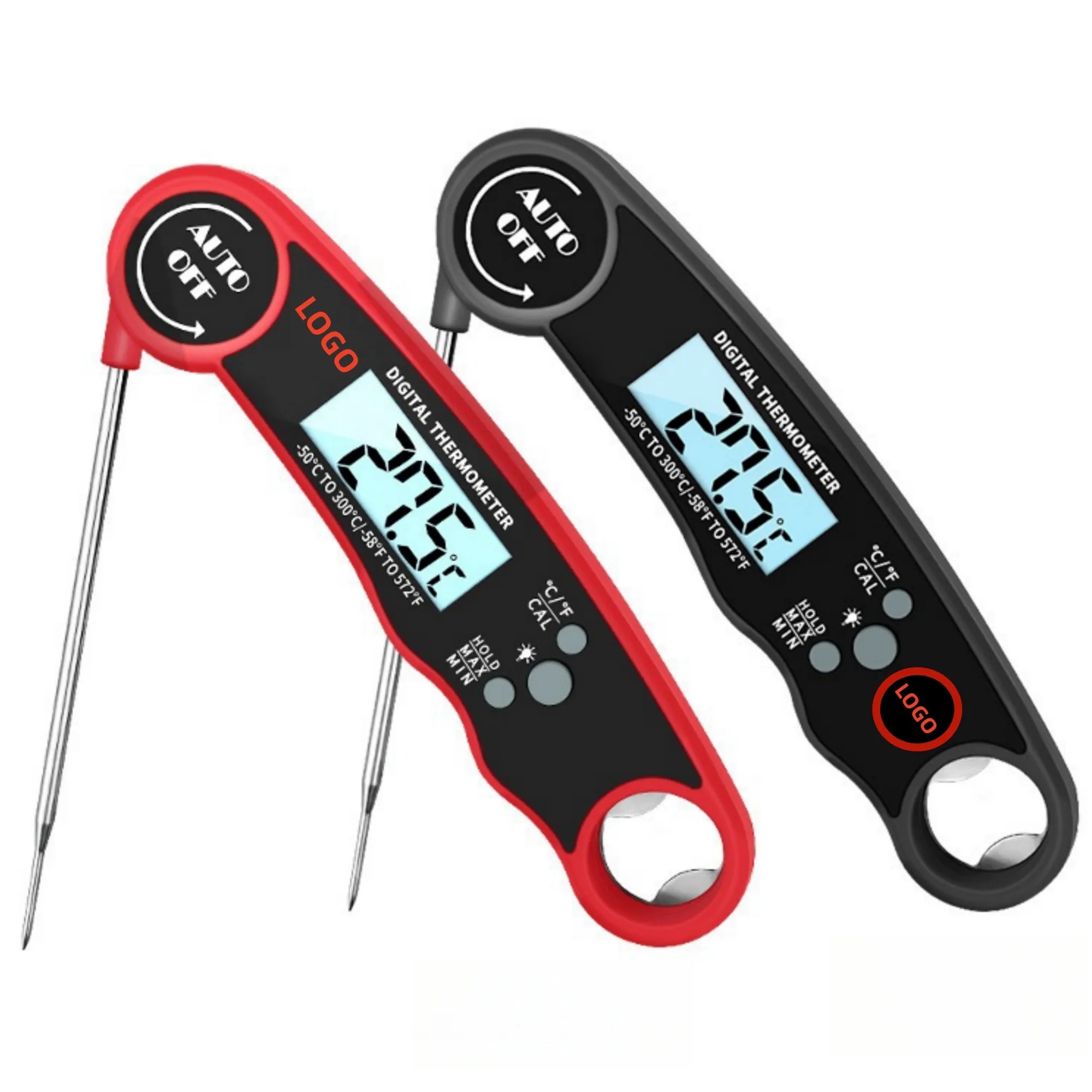 Digital Barbecue Thermometer Folding Probe 2
