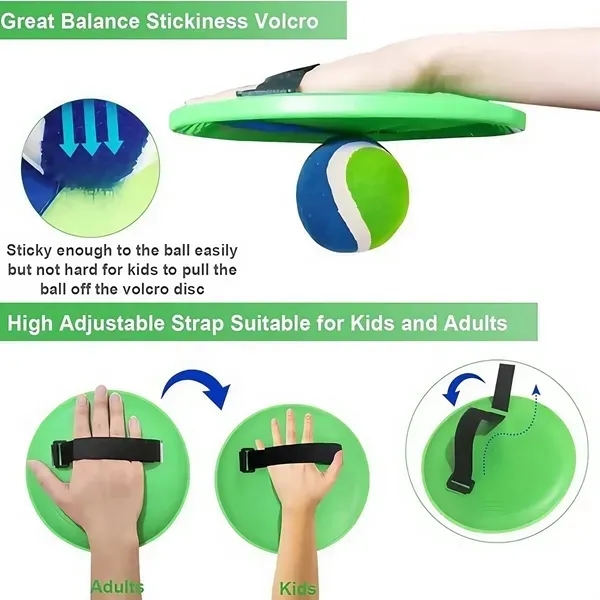 Sticky Catch Outdoor Paddle Game Set 7