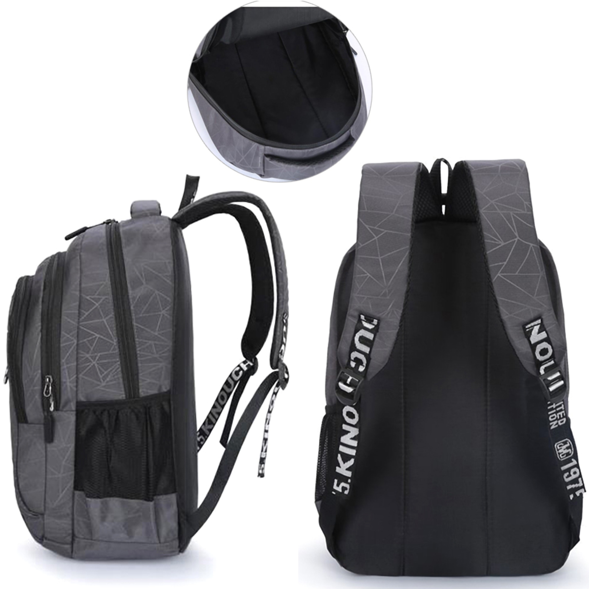 Large Oxford Travel Backpack with Laptop Compartment for Adults 4