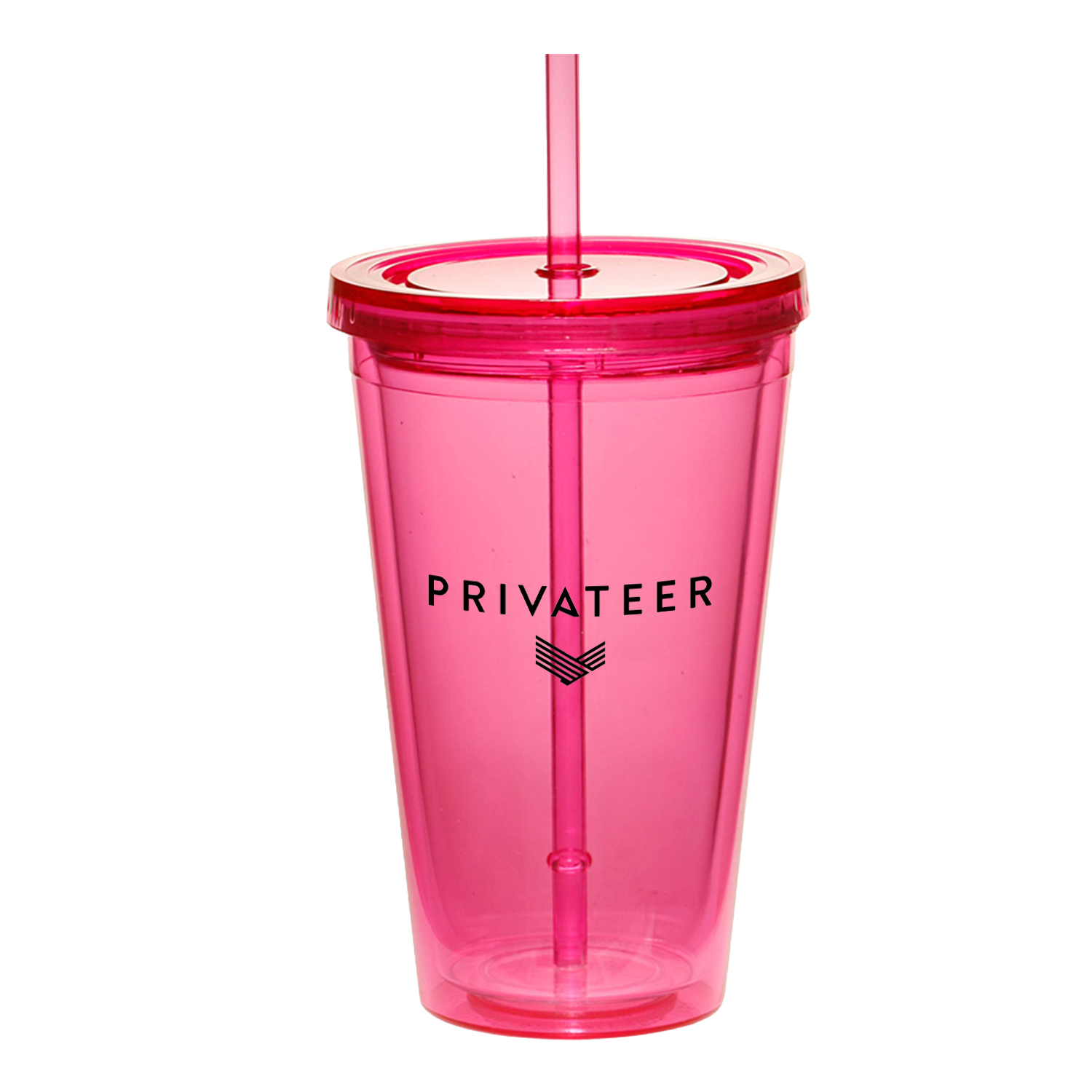16oz Cup w/Straw 18