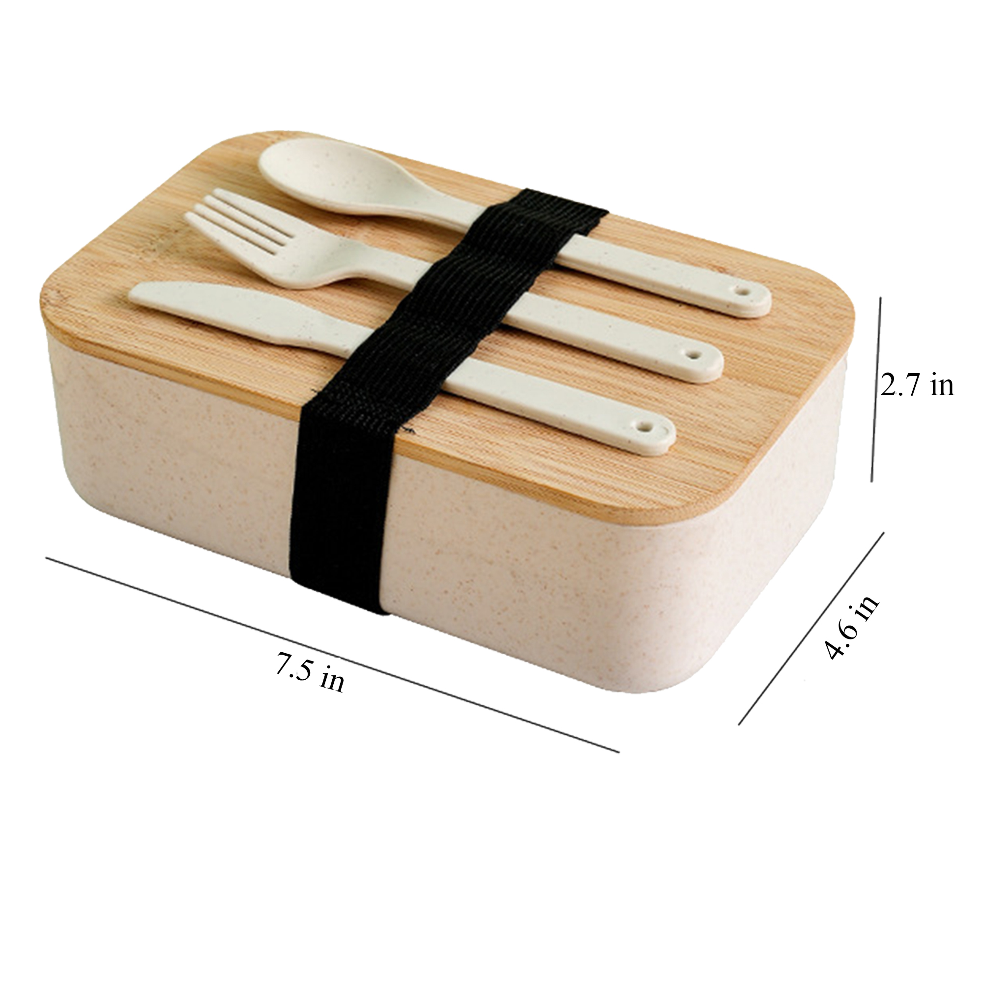 Microwave Safe Bamboo Lunch Box 2