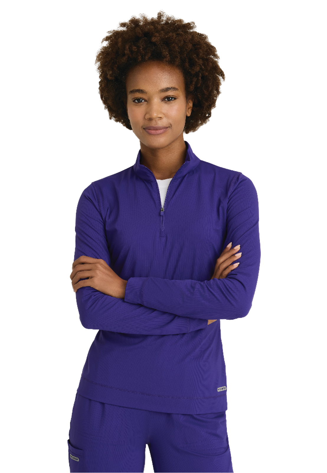 Skechers Slip-Ins - Women's Mock Neck Long Sleeve Atlas Scrub Top 6