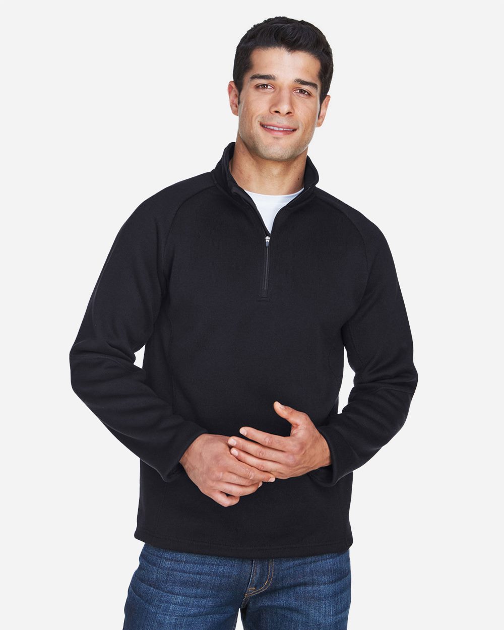 Unisex Bristol Sweater Fleece Quarter-Zip Pullover - DG792 11