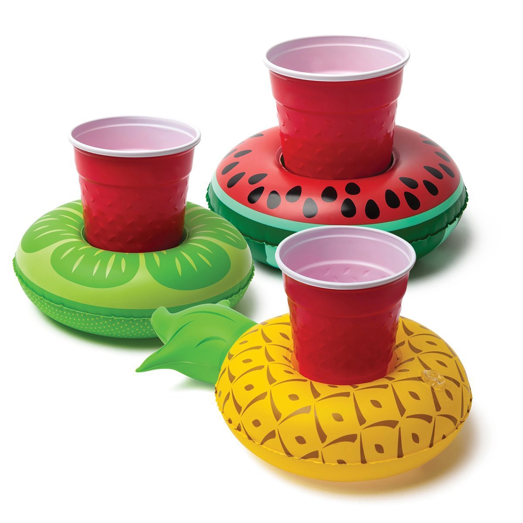 PVC Inflatable Floating Coaster Cup Holder 2