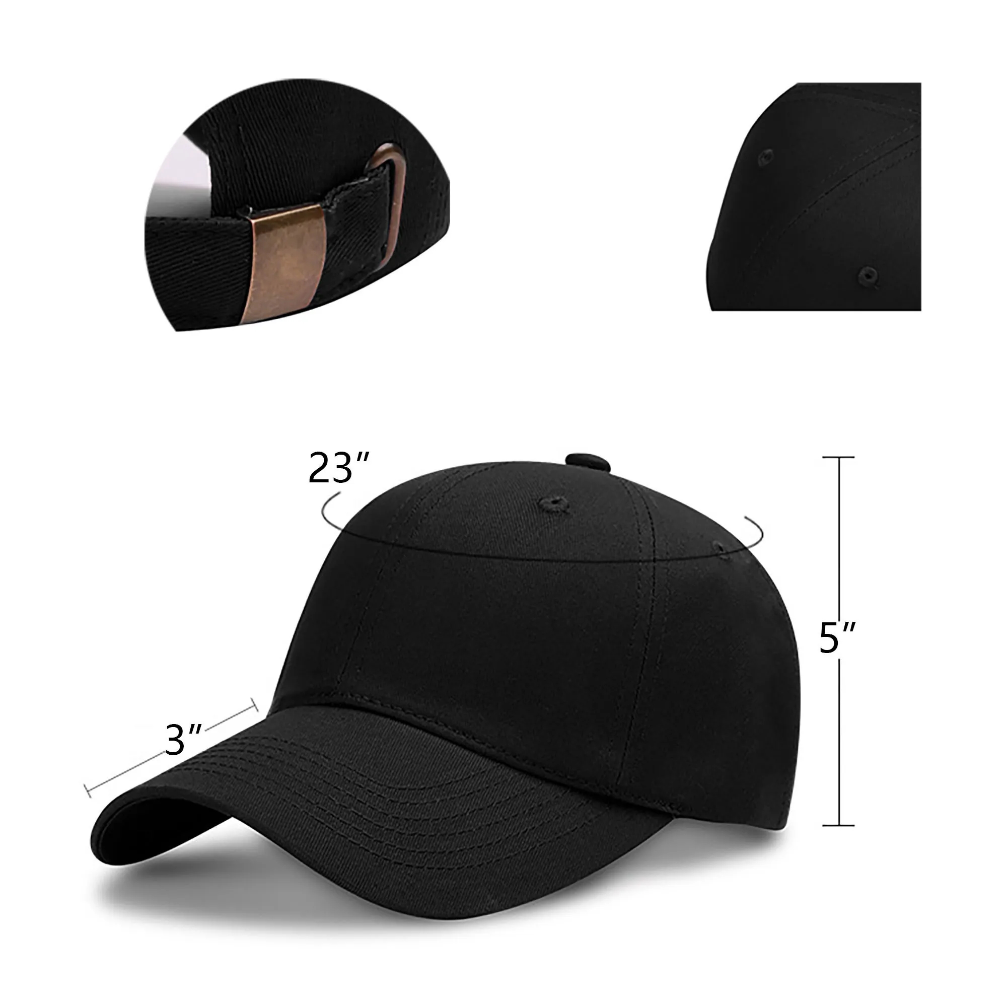 Custom Polyester Twill Baseball Cap 4