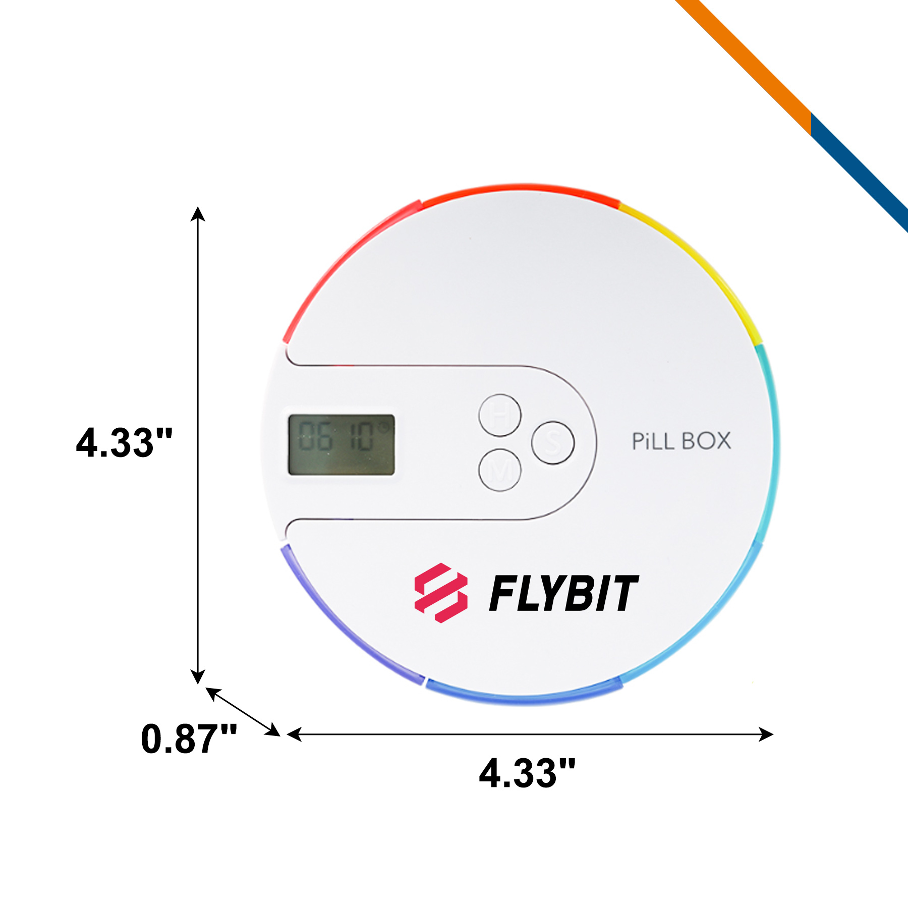 Orville One Week Time Reminder Smart Pill Box 2
