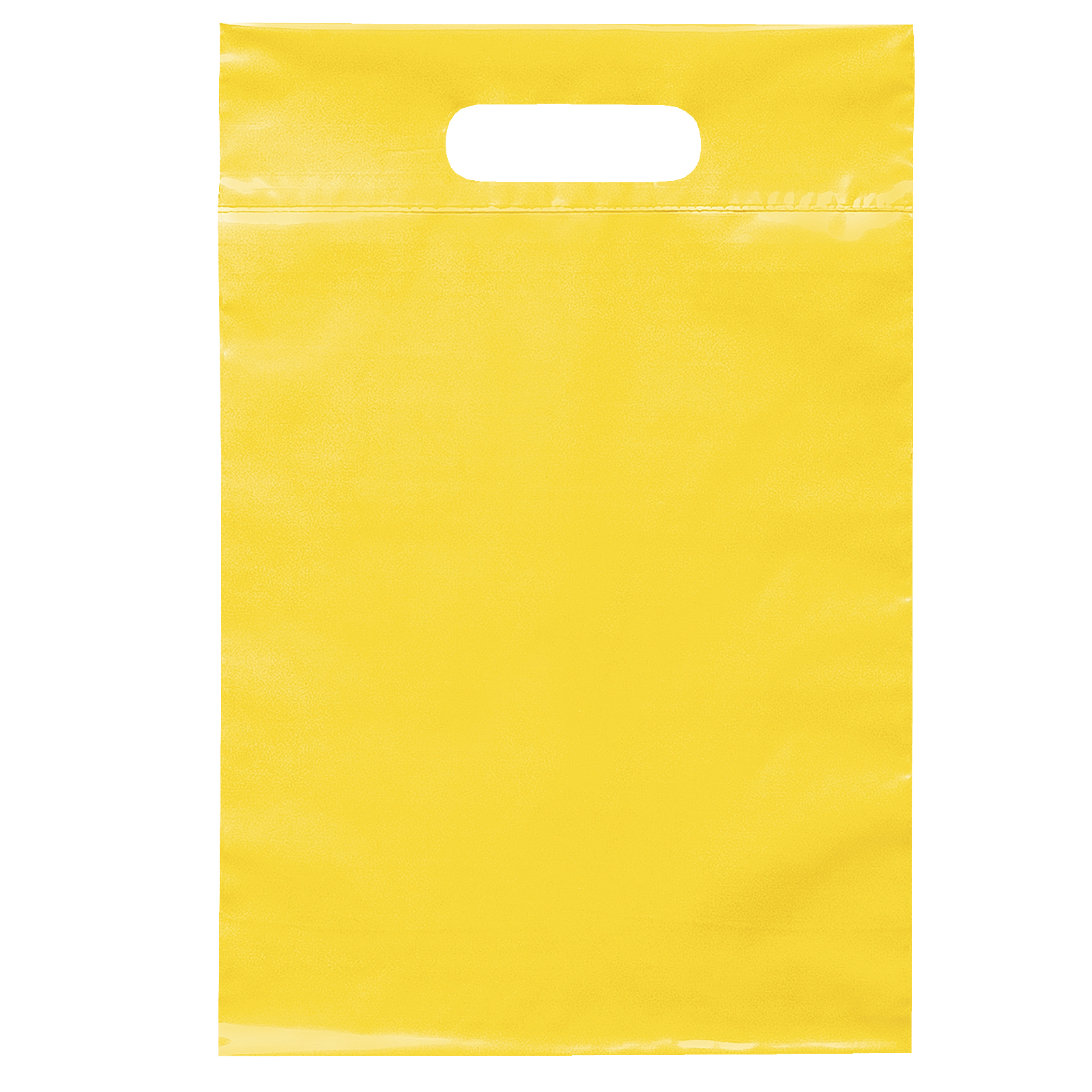 Die Cut Handle Bag - 9 1/2W x 14H - Flexo Ink Print 14