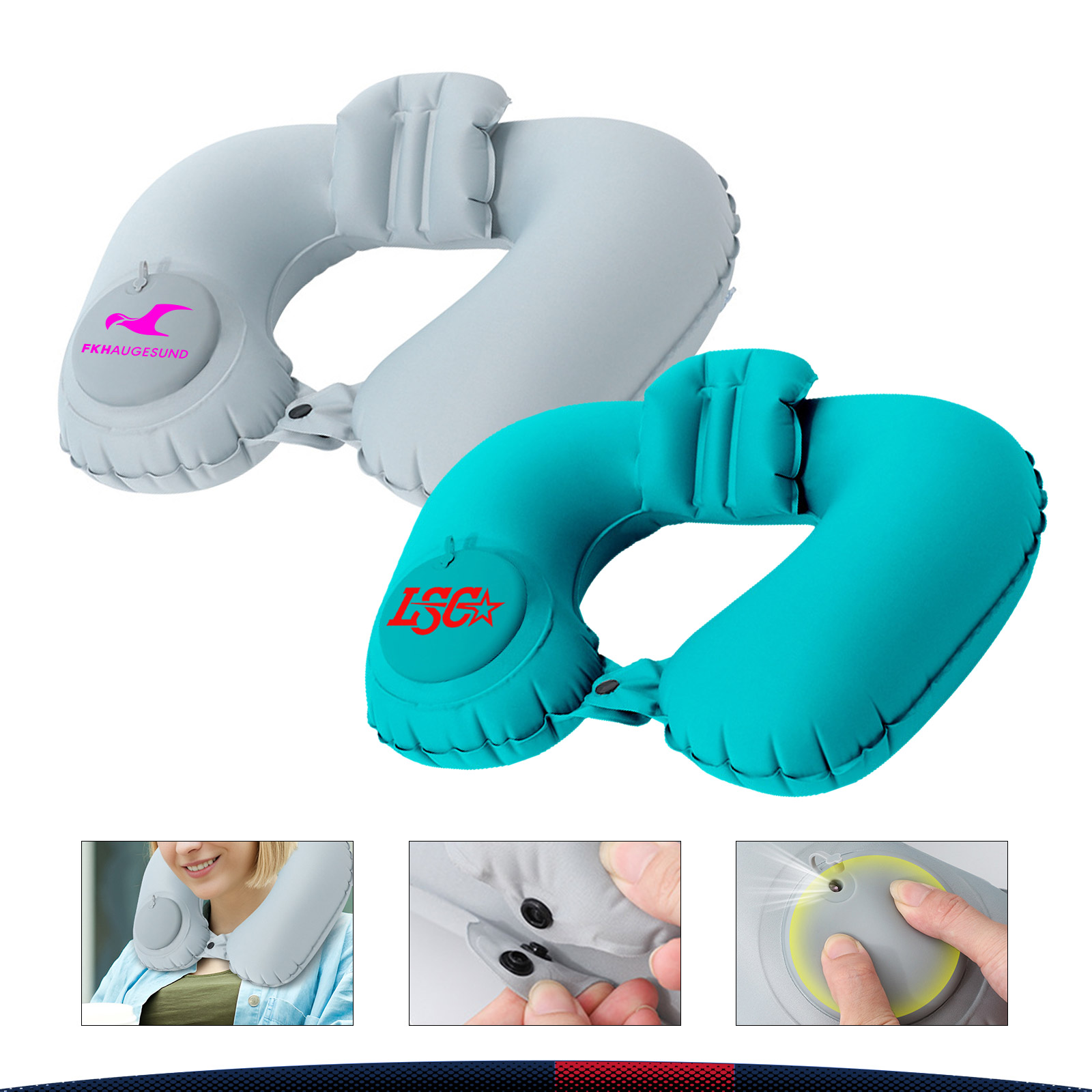 Faye Inflatable U-Shaped Pillow 4