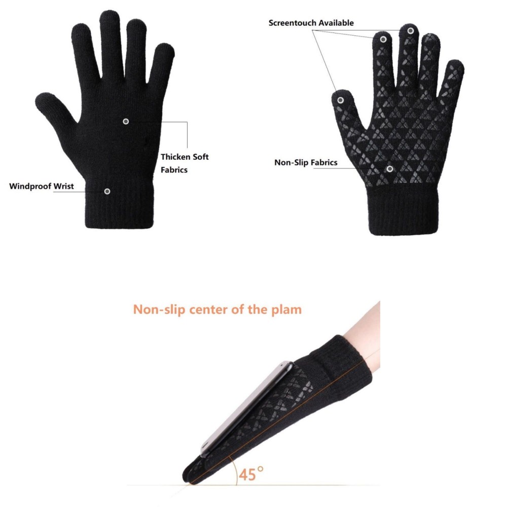 Warm Knitted Fingerless Gloves 3