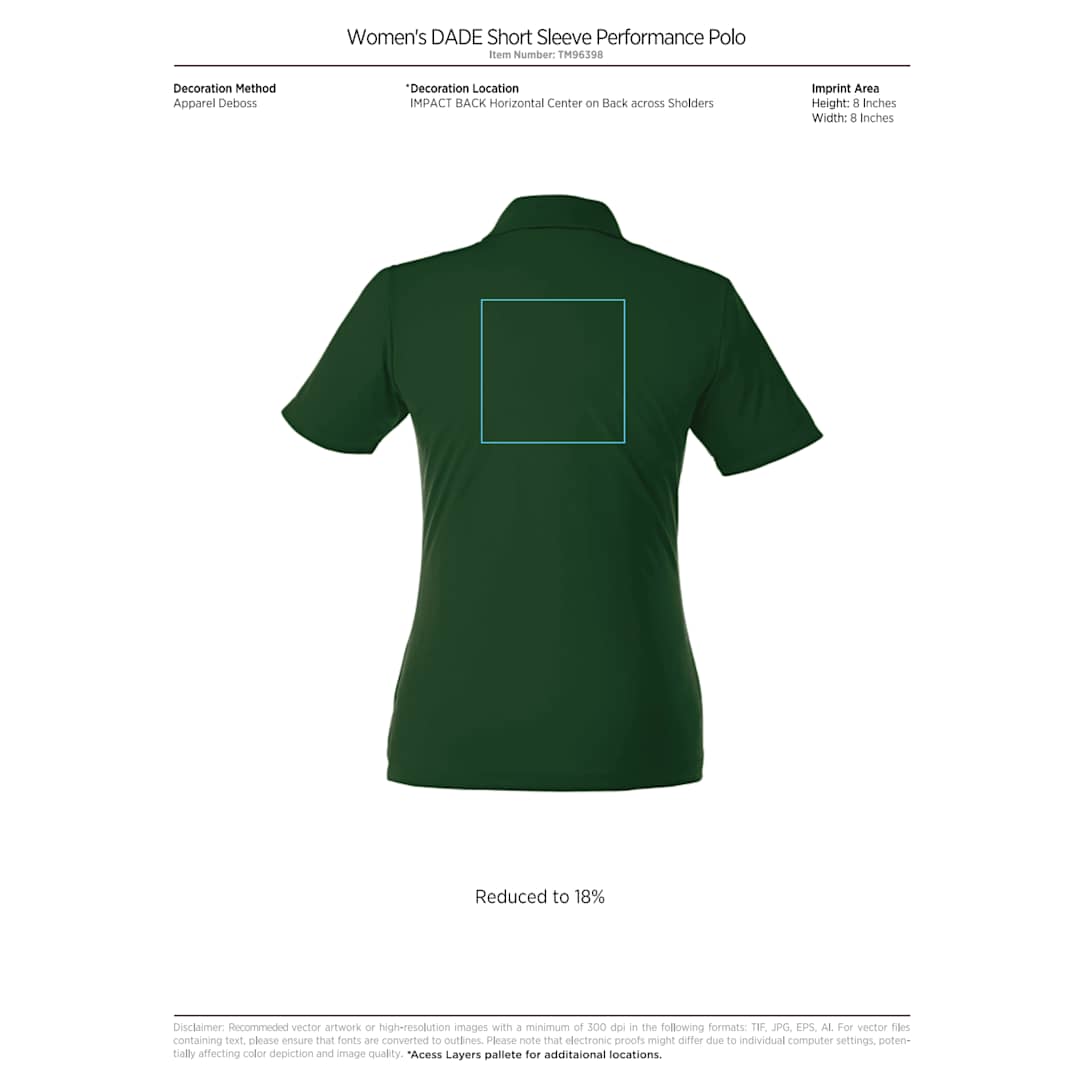 Women's DADE Short Sleeve Polo 244