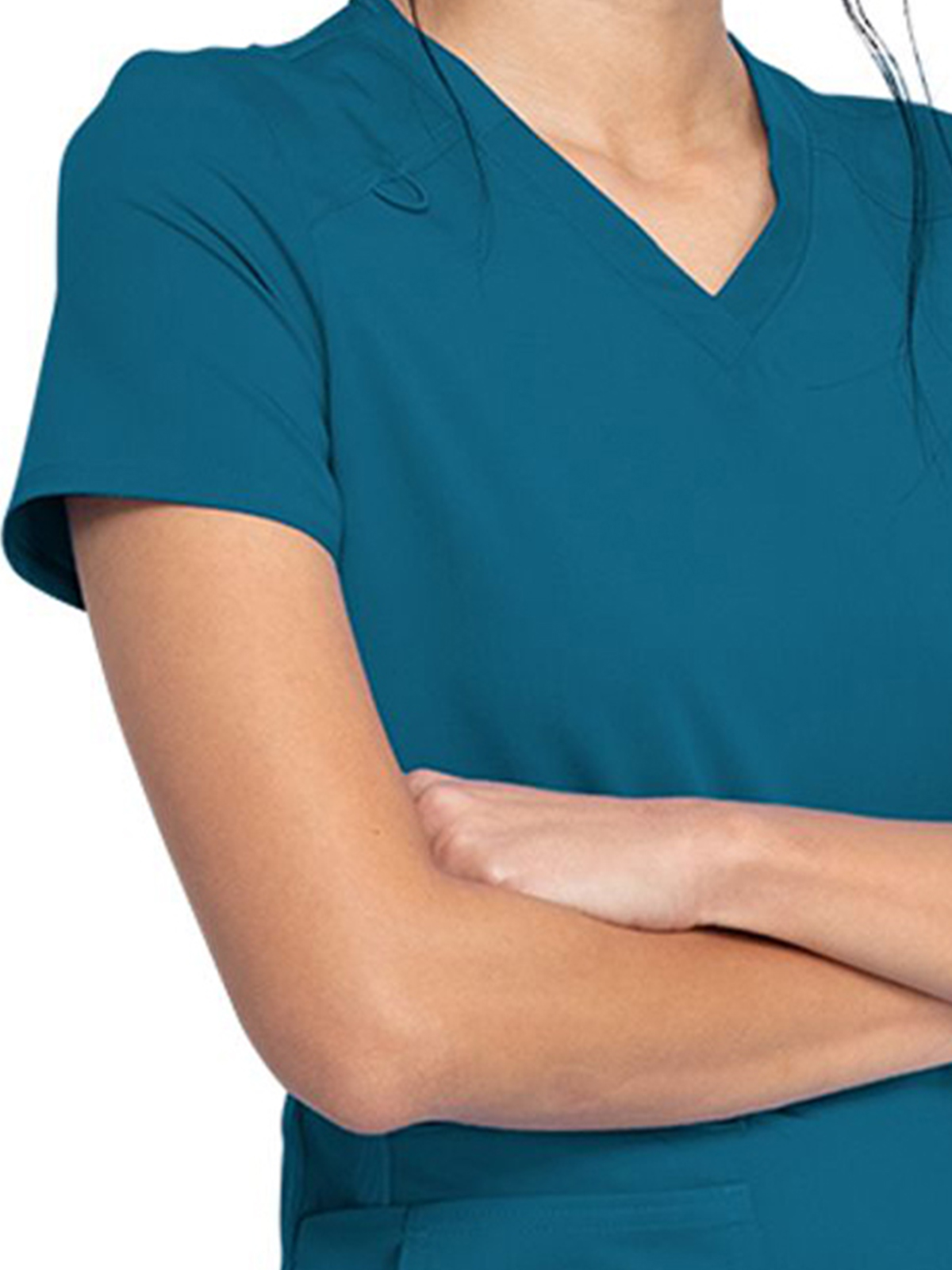 Dickies Medical - Balance - Women's 5-Pocket Rib Knit V-Neck Top 11