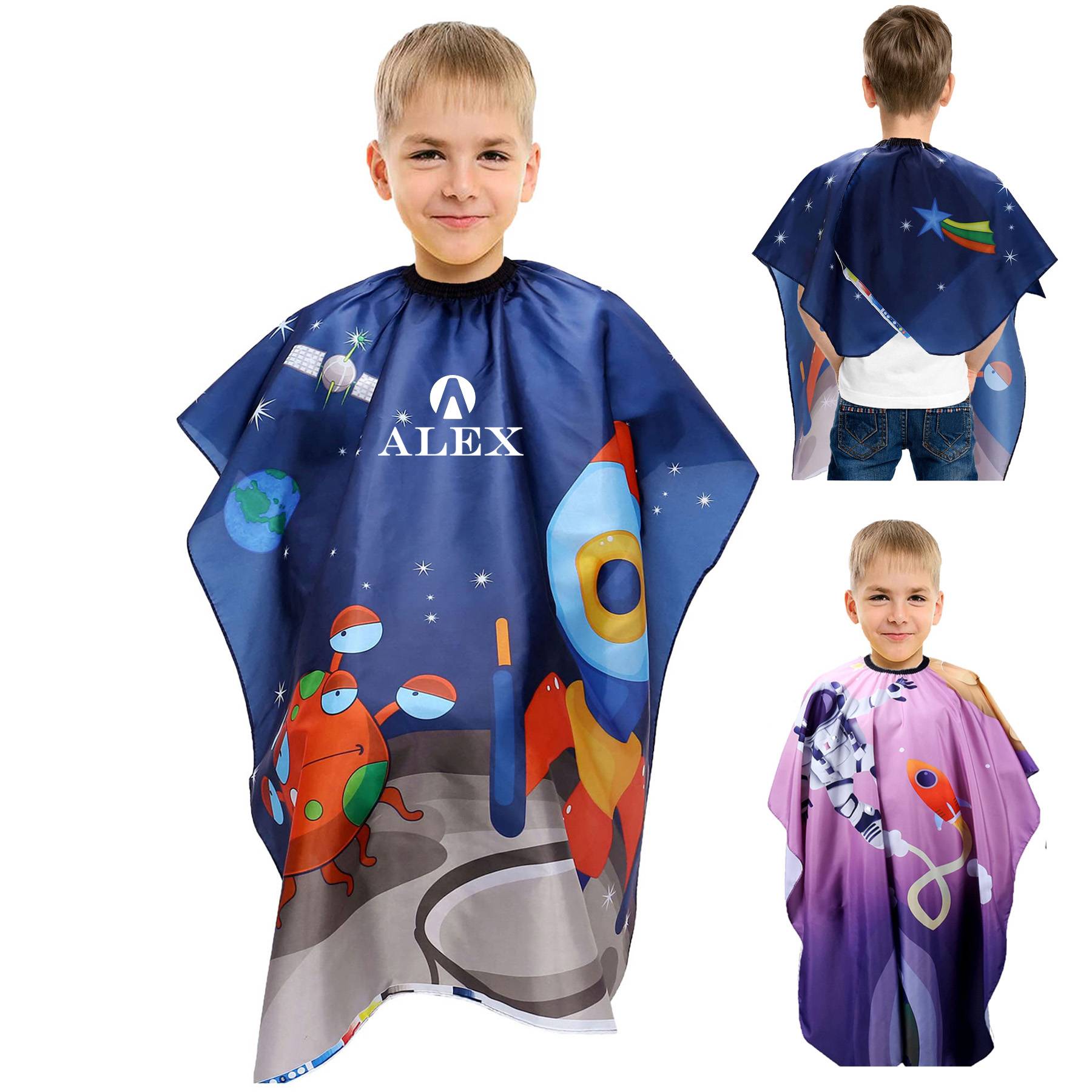 Waterproof Kids Haircut Cape 6