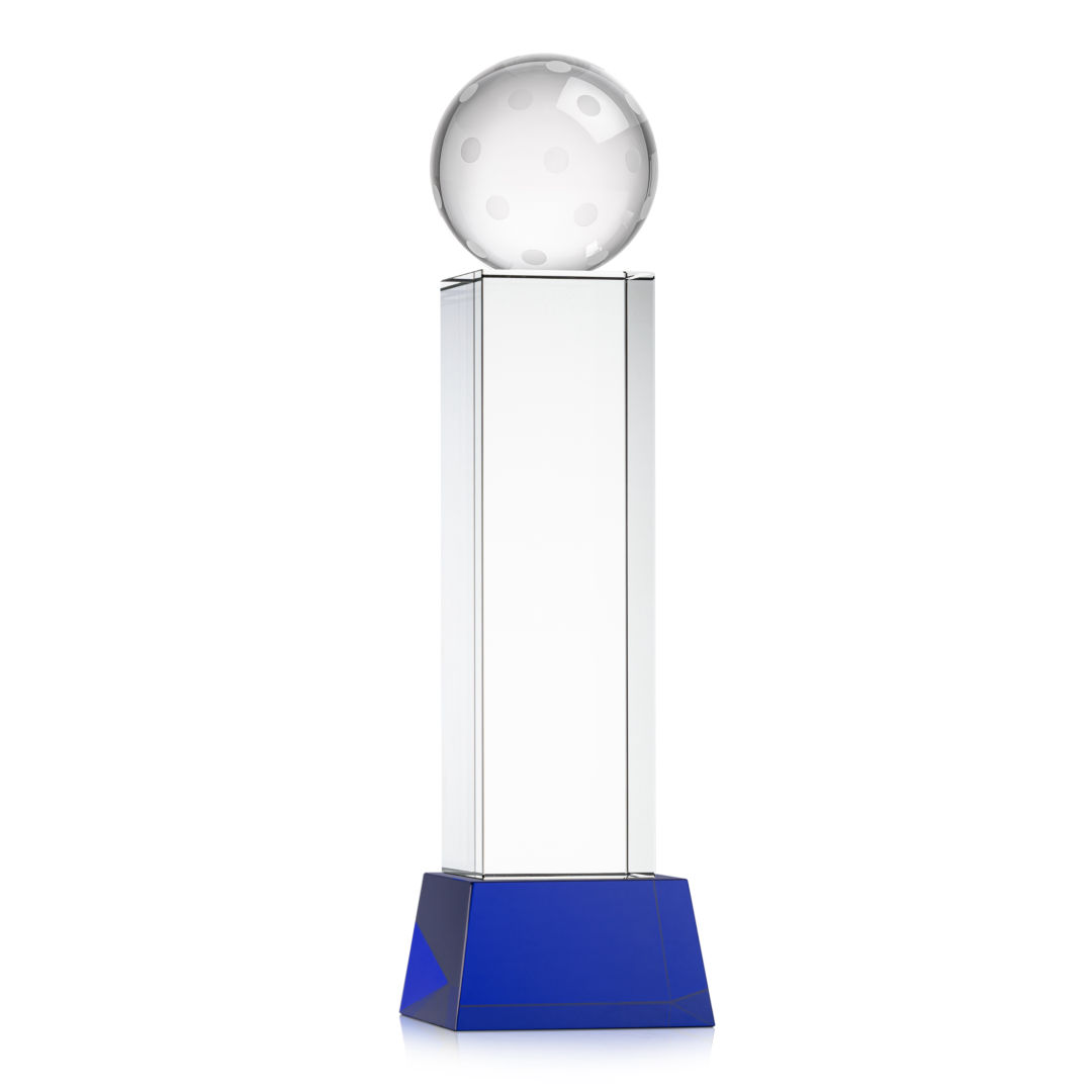 Pickleball VividPrint™ Award on Belcroft Base - Blue 14