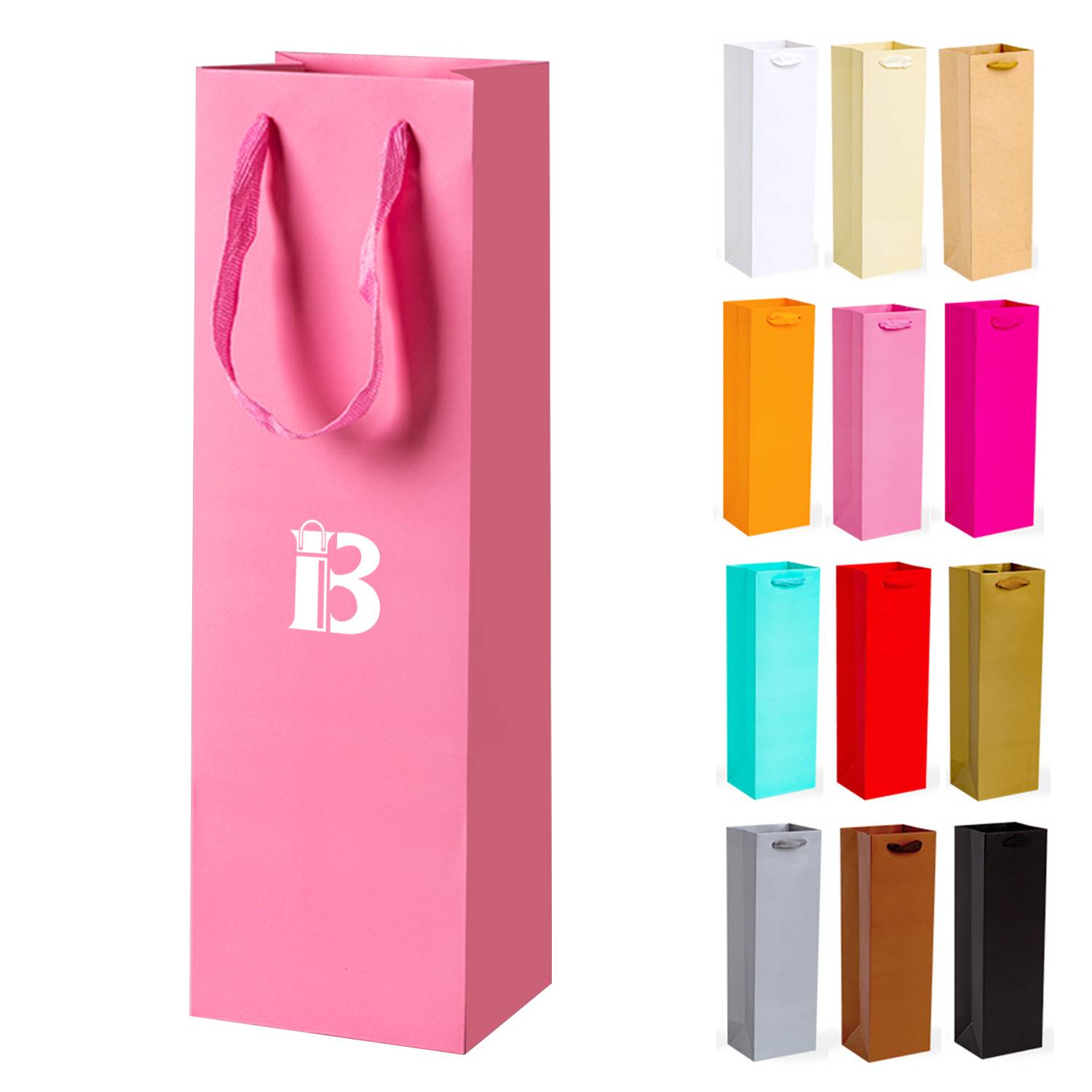 Laminated Kraft Paper Wine Bag 2