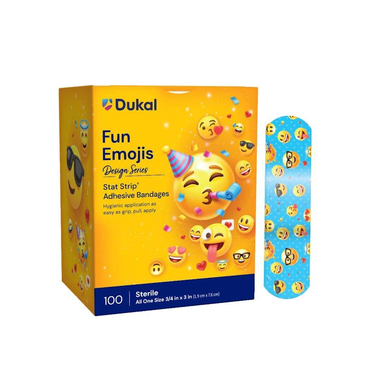 Faun Emojis Adhesive Bandages 3/4" x 3" 1