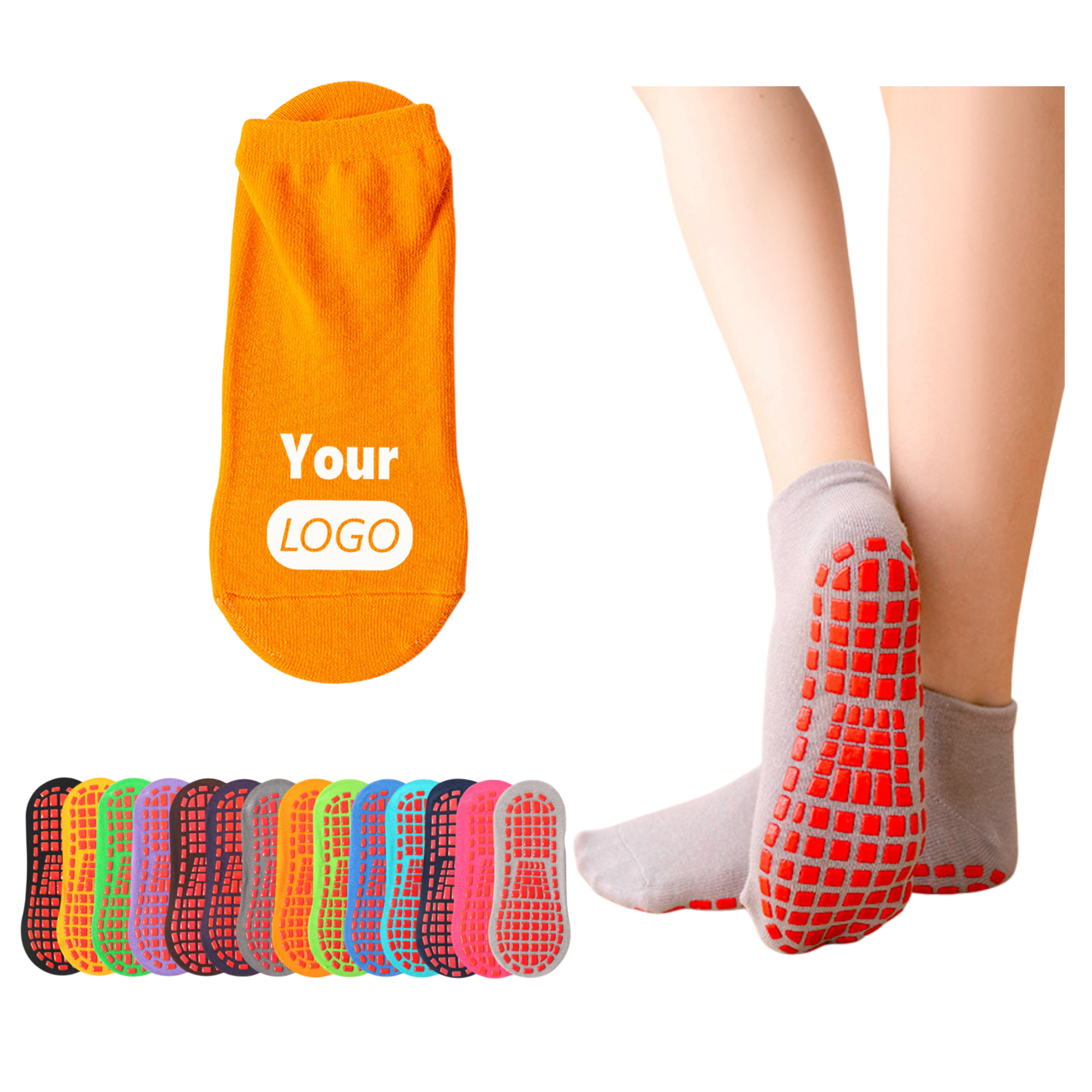 Exercise Non-Slip Cotton Yoga/Pilates Socks 3
