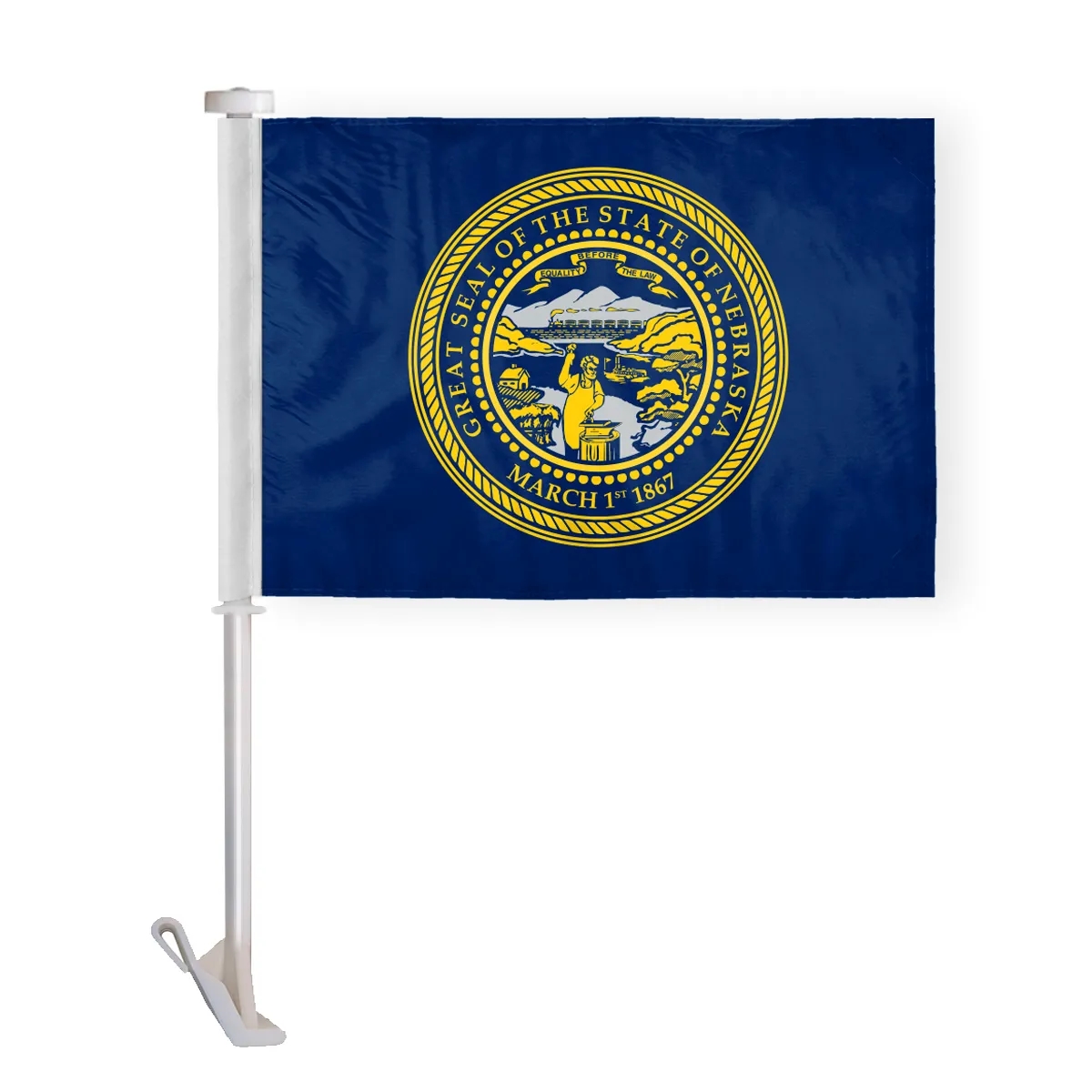 12"x16" & 10.5''x15'' Nebraska Car Flags 2