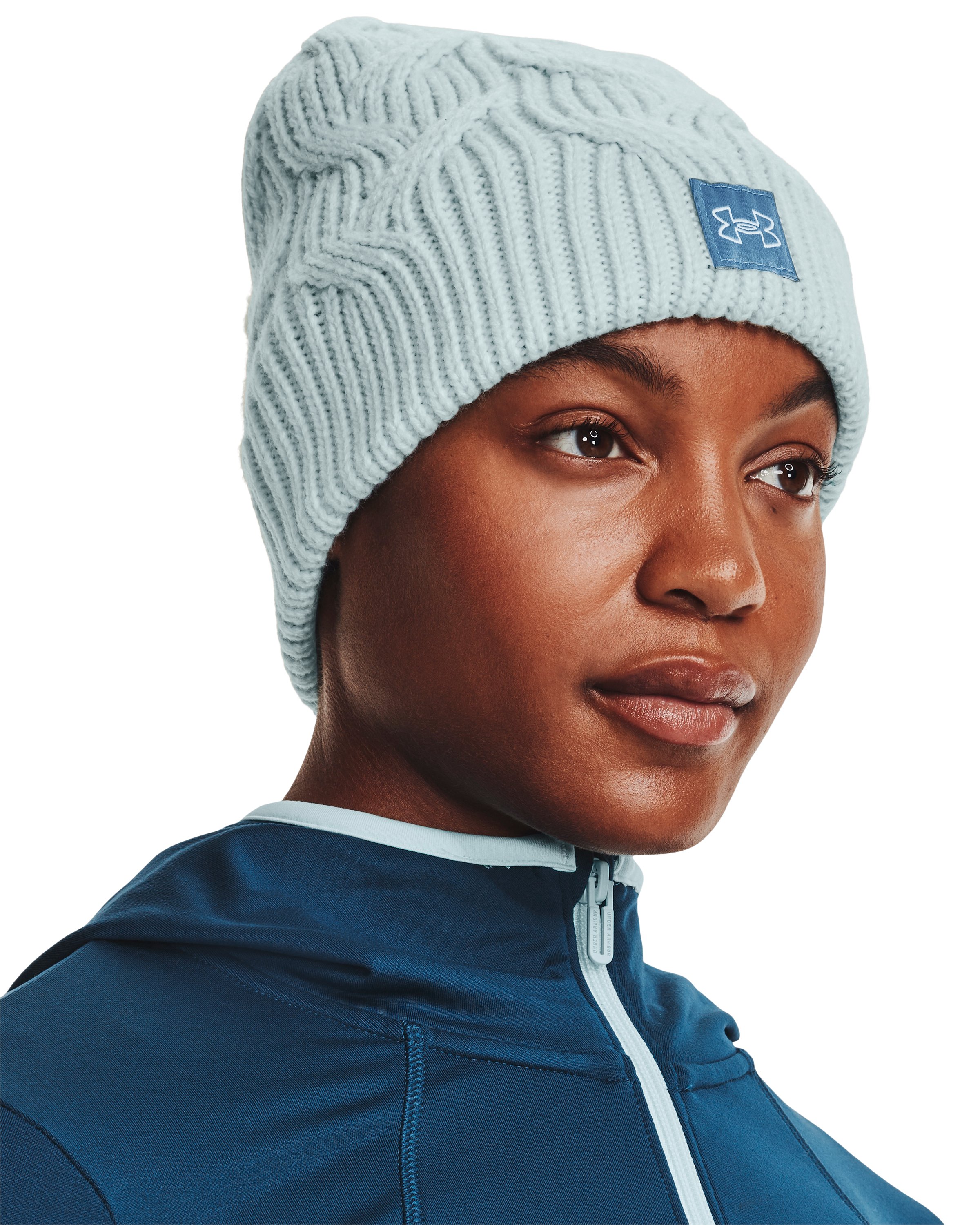 Women's UA Halftime Cable Knit Beanie 4