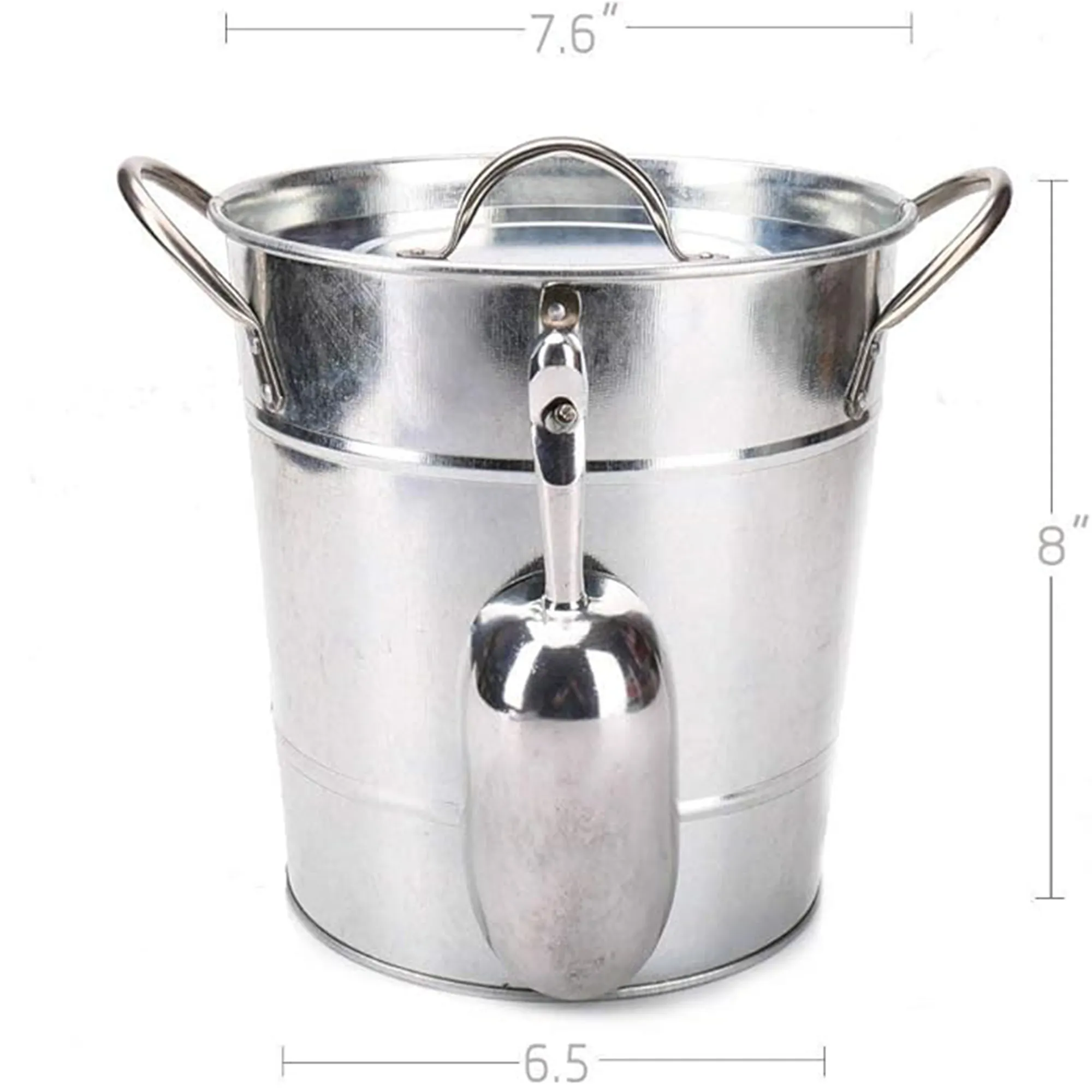 Ice Bucket with Spoon Lid, for Parties LOGO Customization 2
