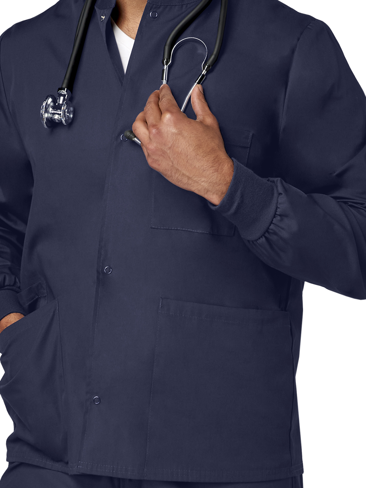 Fundamentals - Unisex 4-Pocket Snap Front Jacket 37