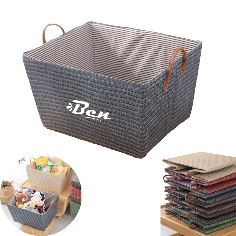 Sturdy Large Fabric Foldable Organizing Basket Bin 1