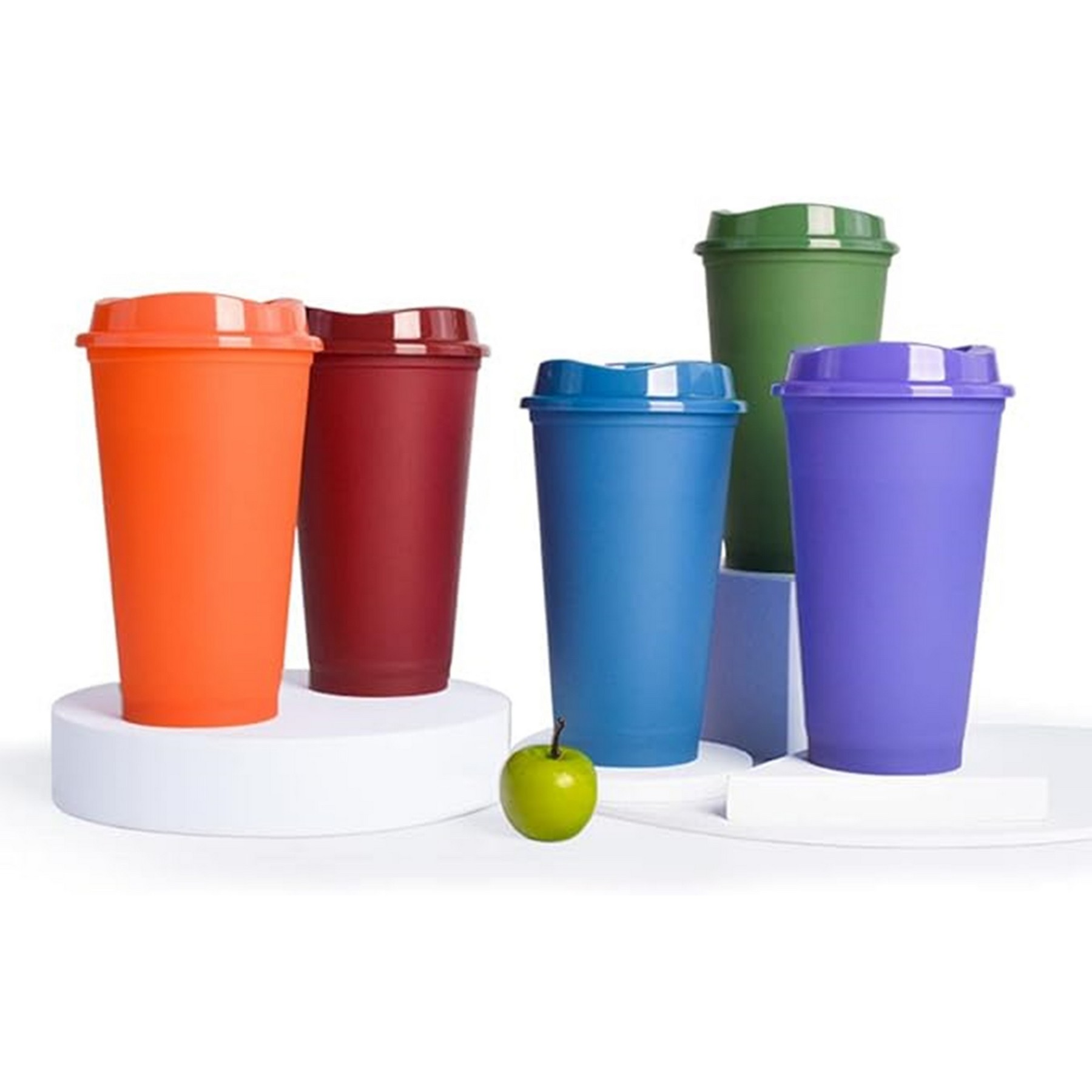 16Oz Pp Plastic Full Color Thermochromic Cup With Lid 4