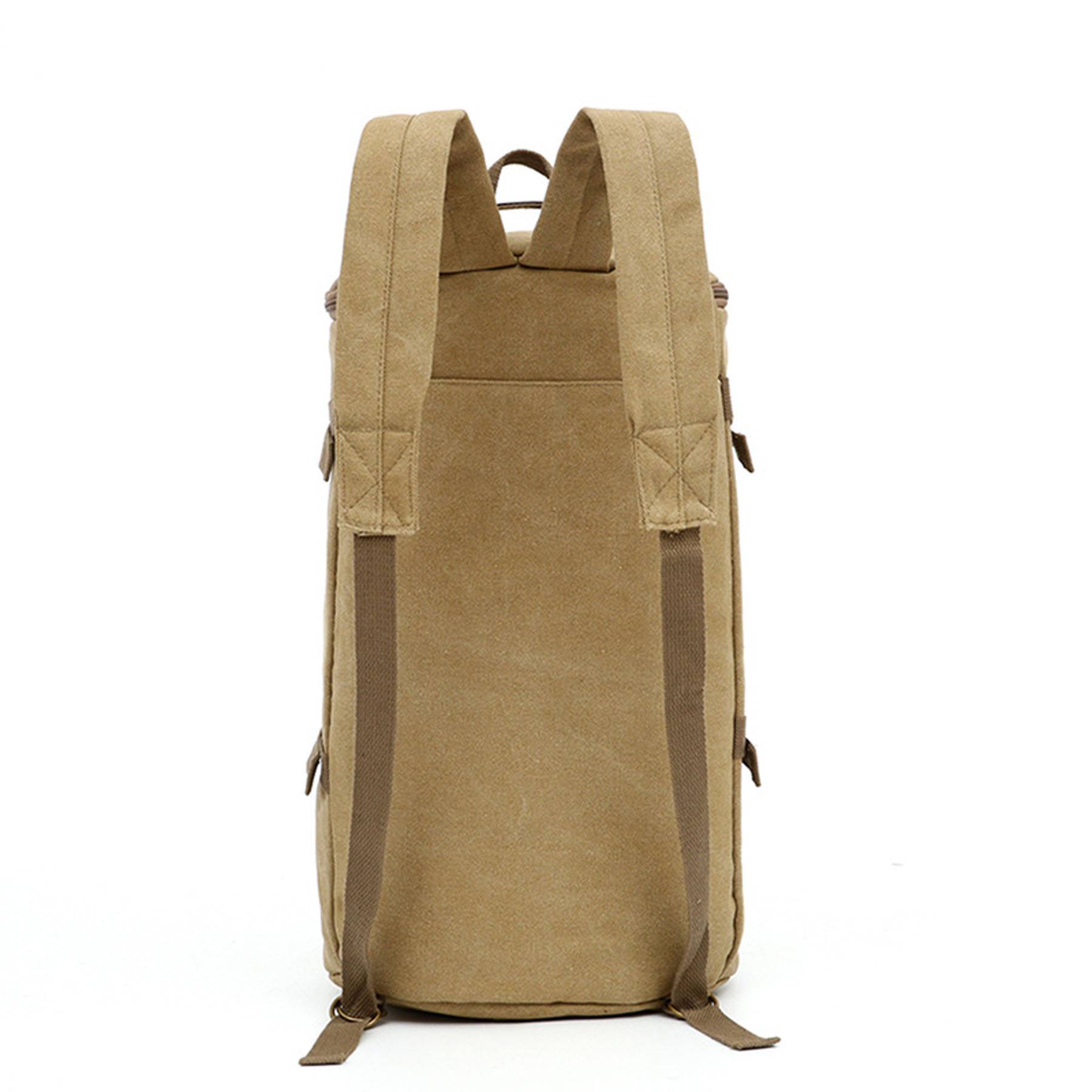 Retro canvas backpack 12