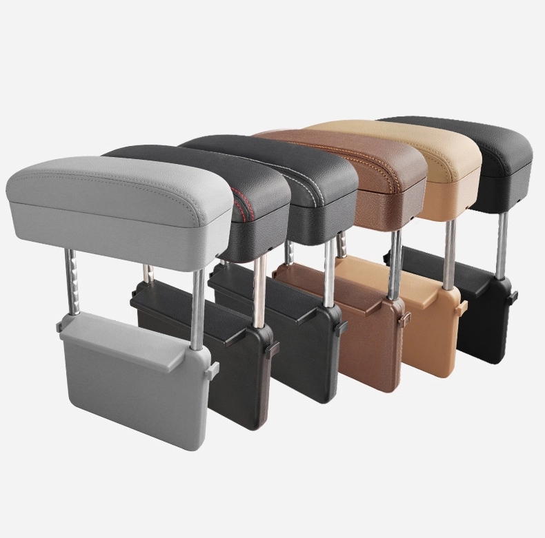 Custom Gift Adjustable Leather Car Armrest Storage Box 6