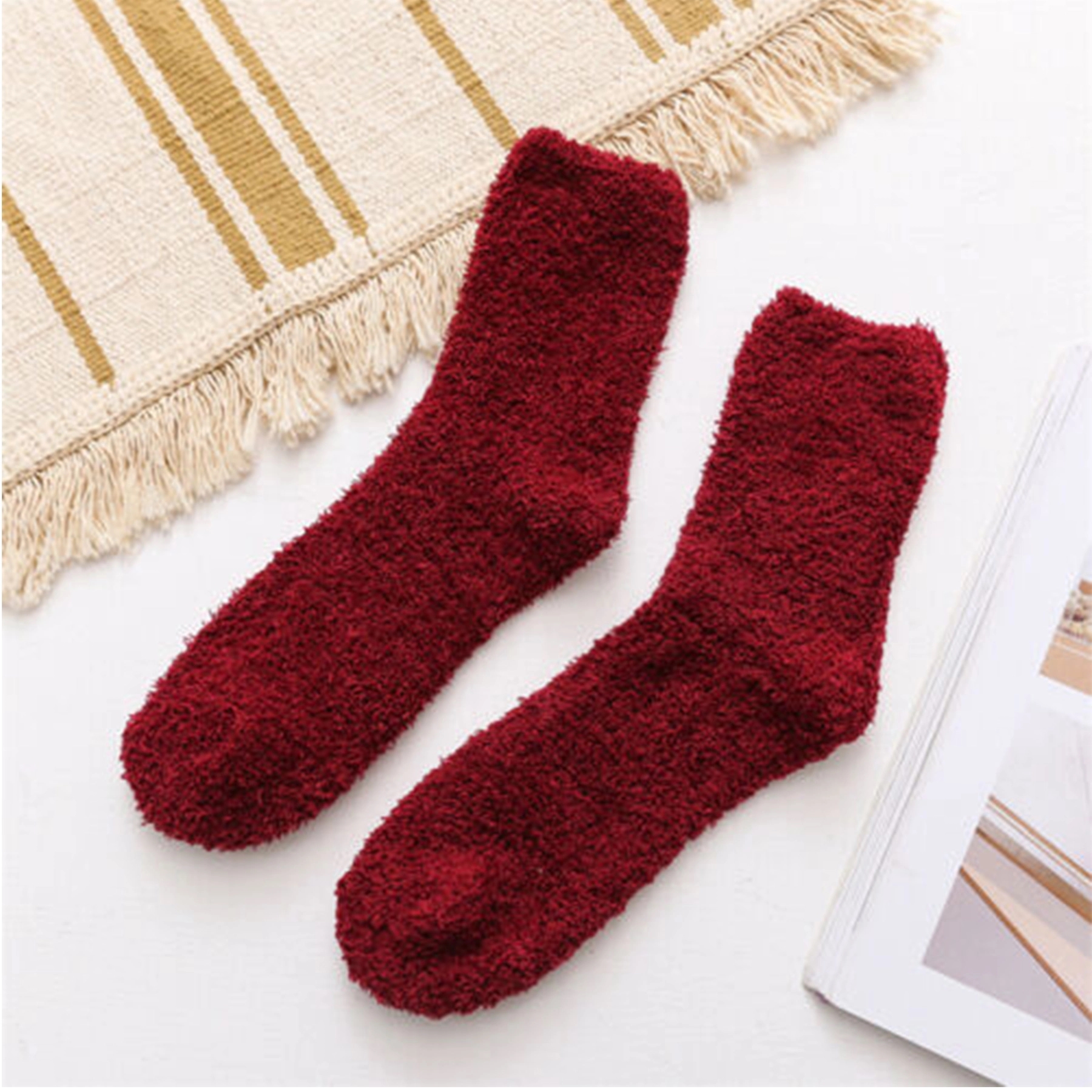 Fuzzy Ankle Socks 2