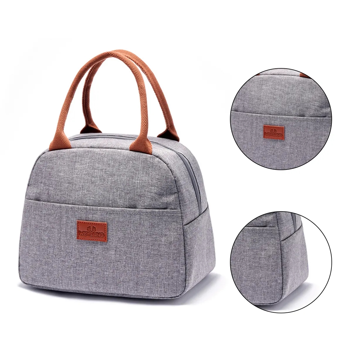 8L Insulated Lunch Tote Cooler Bag with Handles 6